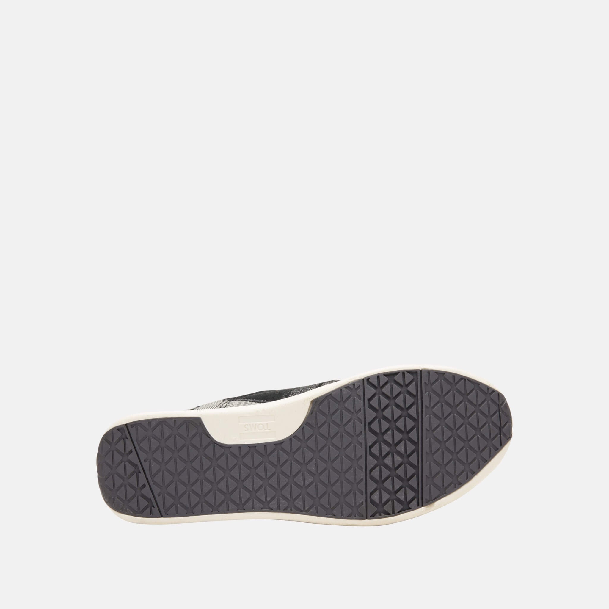 Toms Plaid Del Rey Black/White