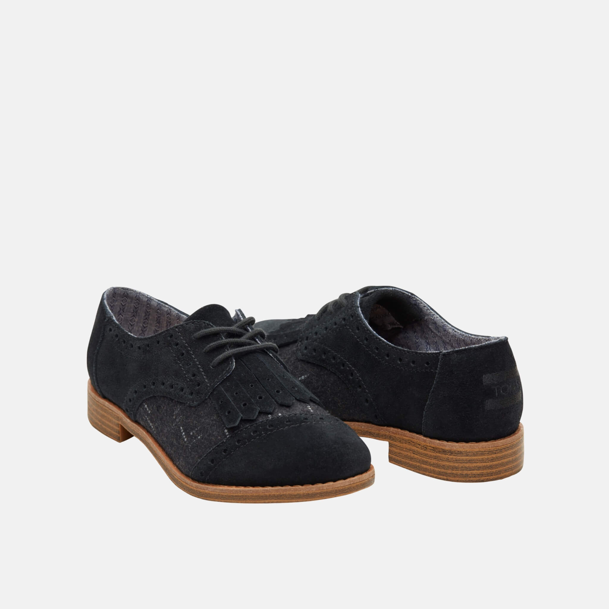 Toms Kiltie Brogue Black