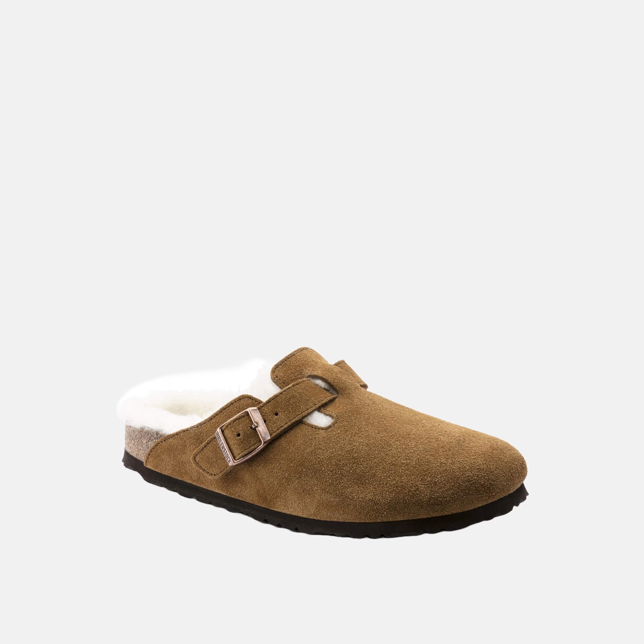 Birkenstock Boston Shearling Suede Leather