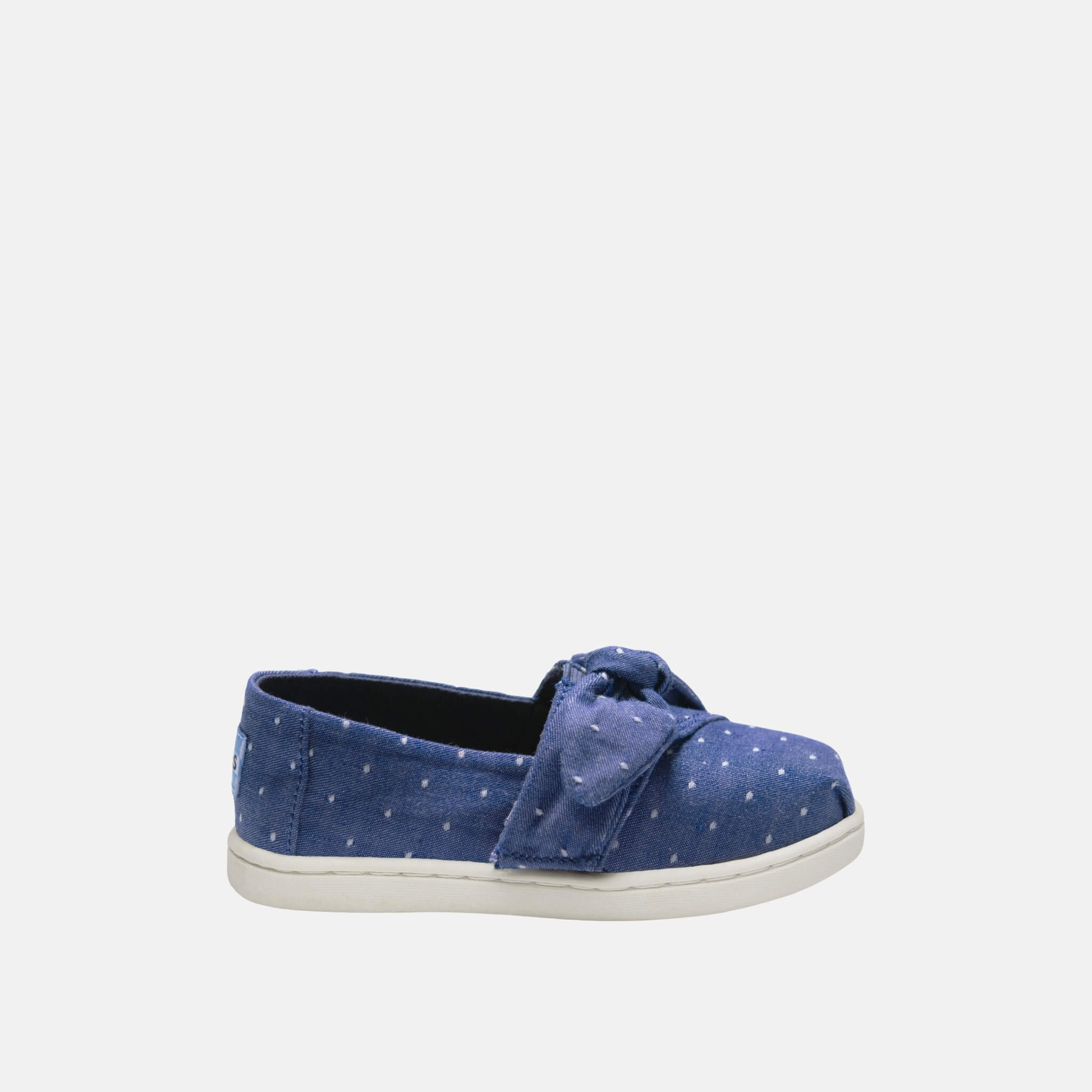 Toms Bow Seasonal Classics Tiny Alpargata Blue