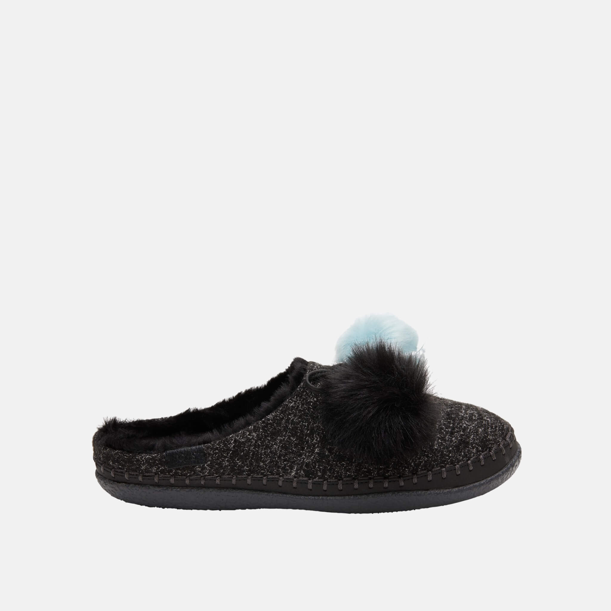 Toms Pom Pom Ivy Black