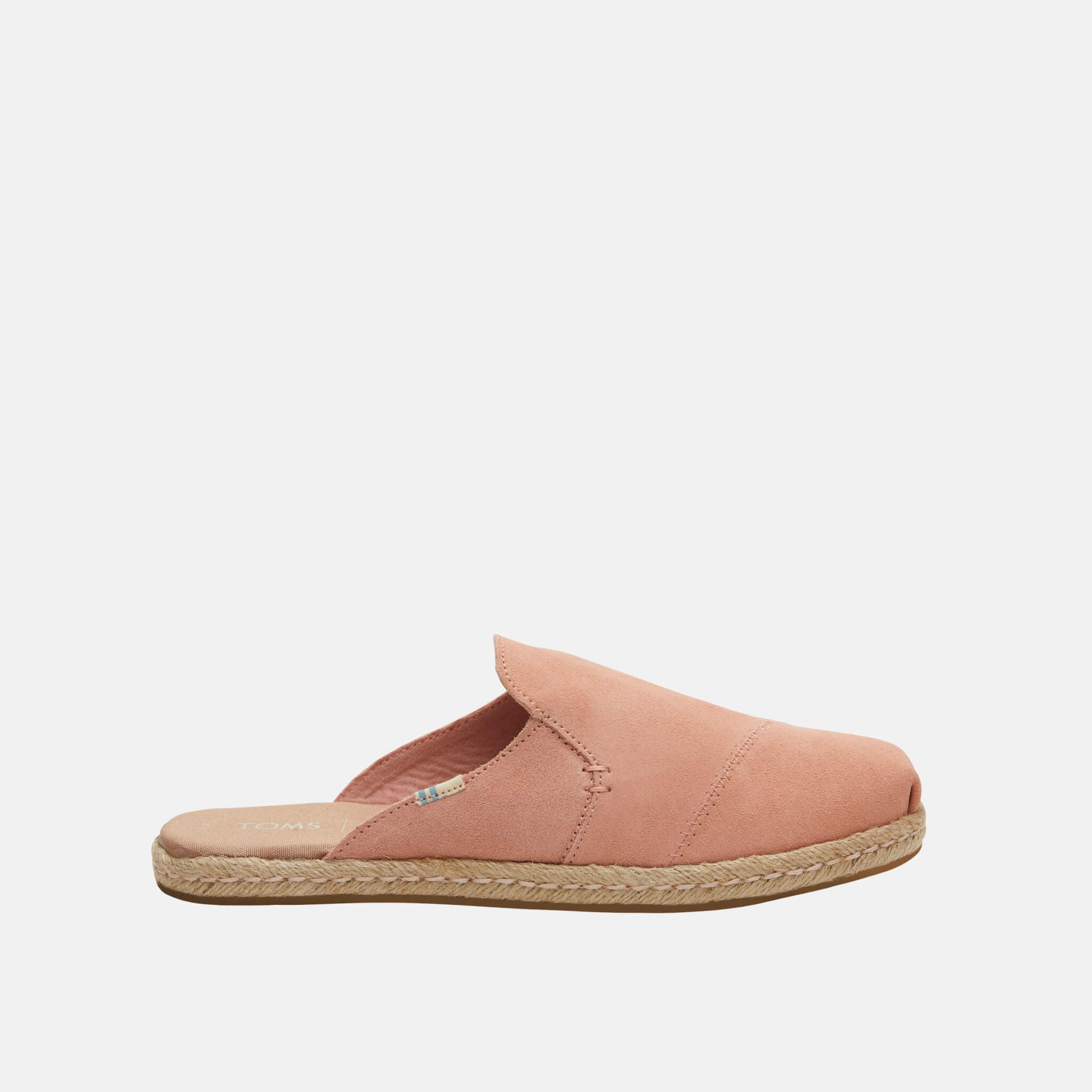 Toms Coral Pink Suede Nova Espadrile Pink