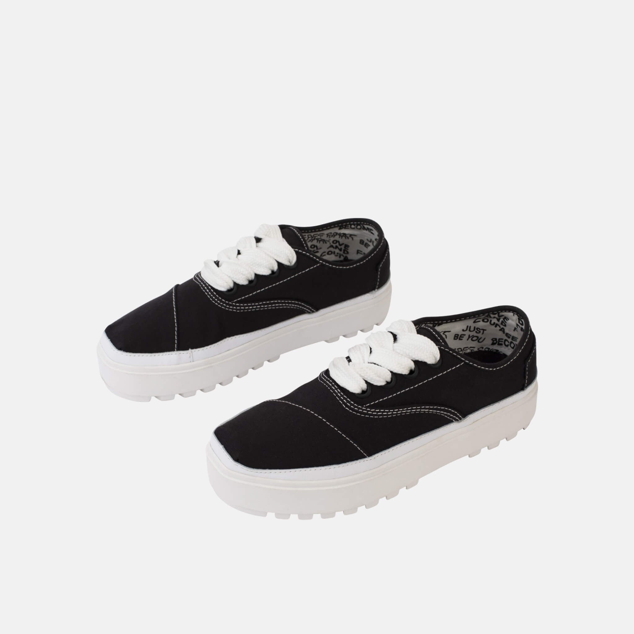 Toms Cordones Lug Black