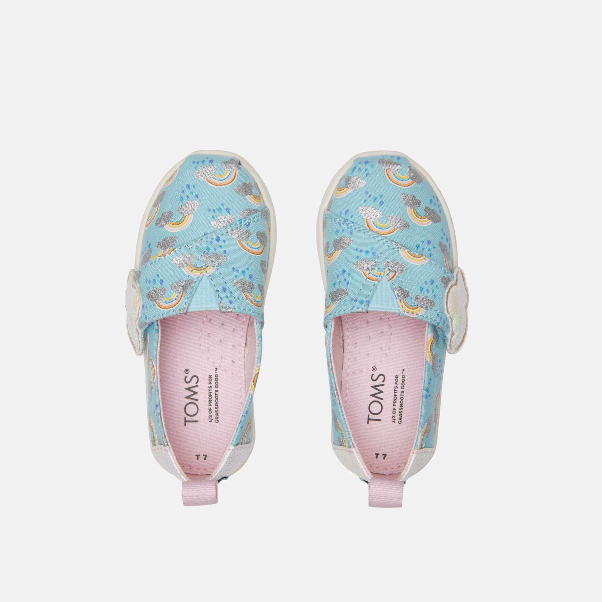 Toms Tiny Alpargata Blue