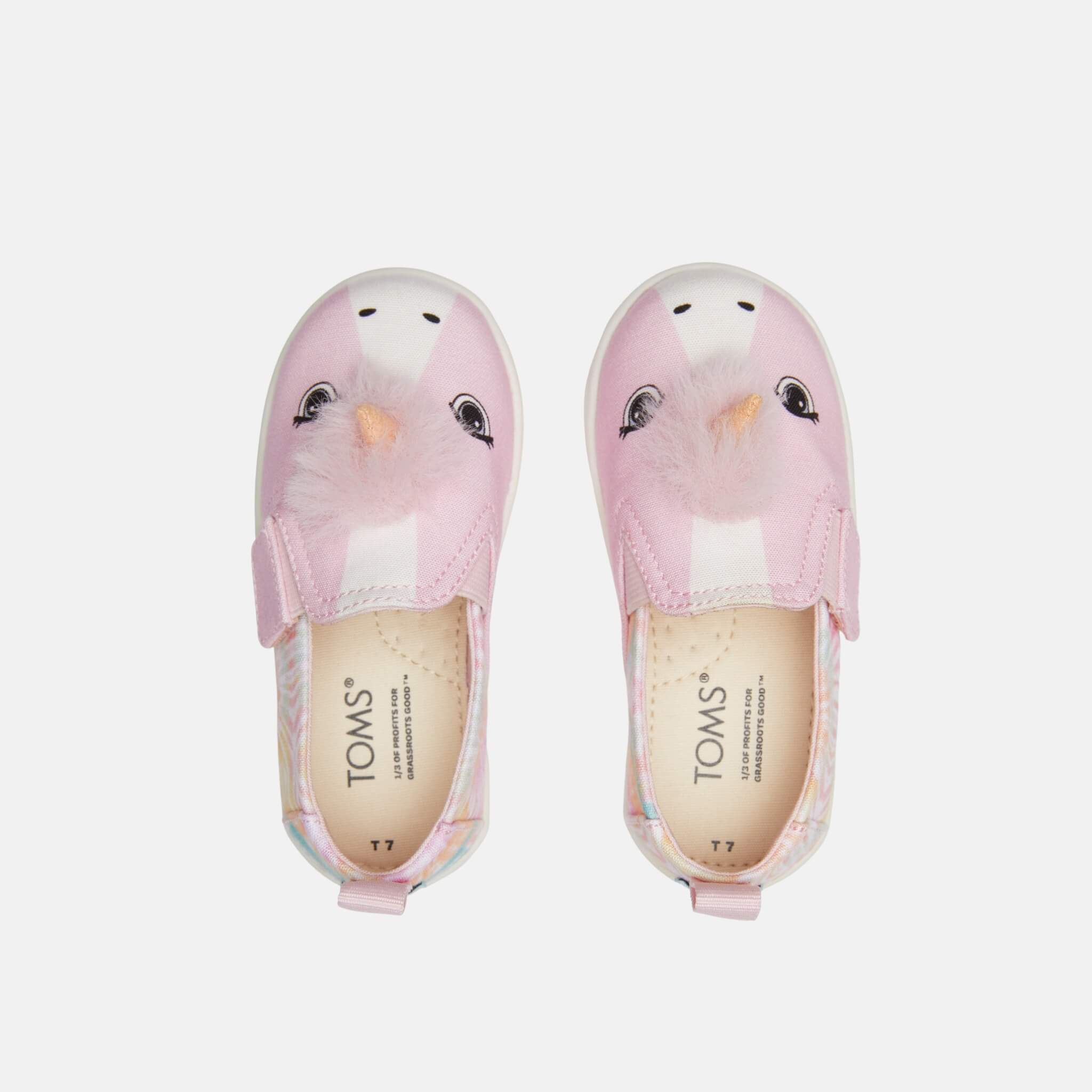 Toms Tiny Alpargata Twin Gore Pink