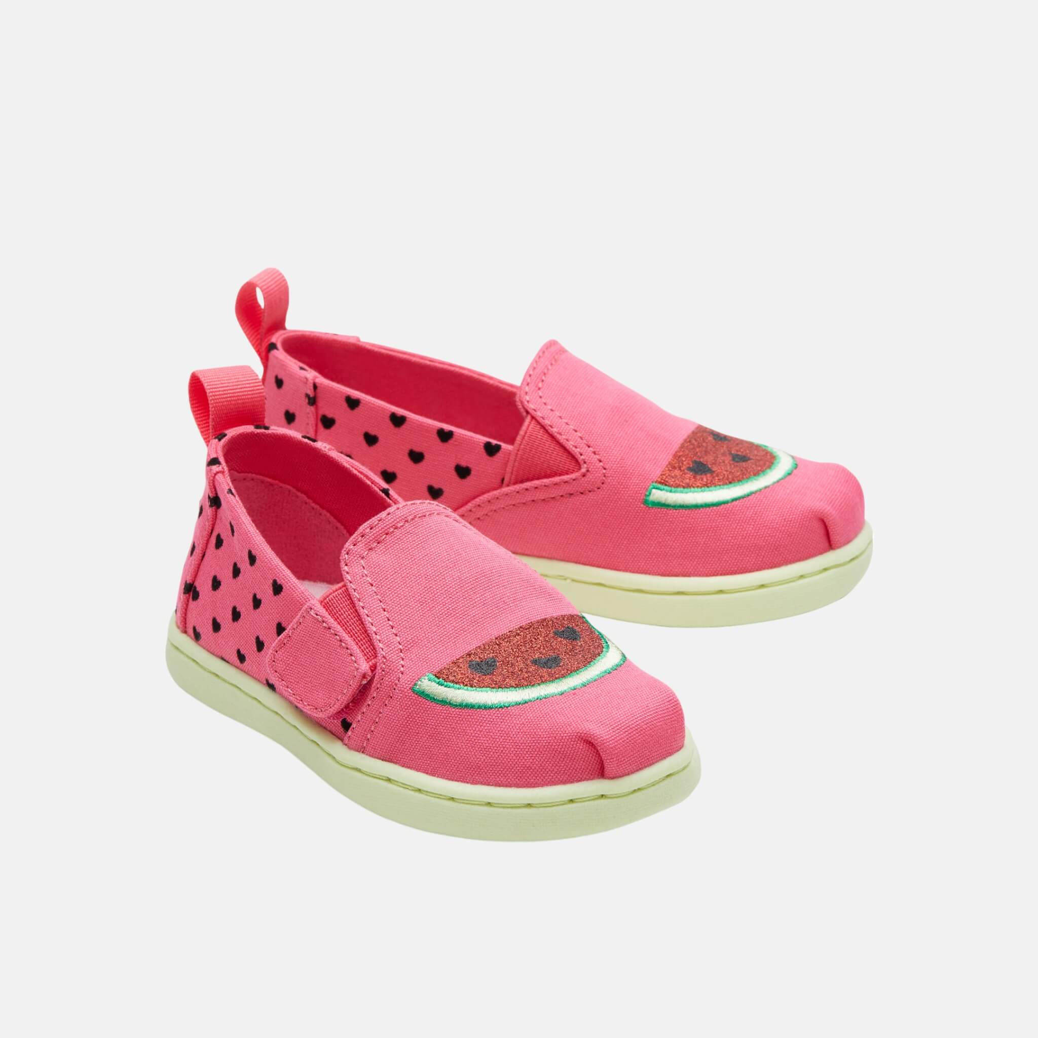 Toms Tiny Alpargata Twin Gore Pink