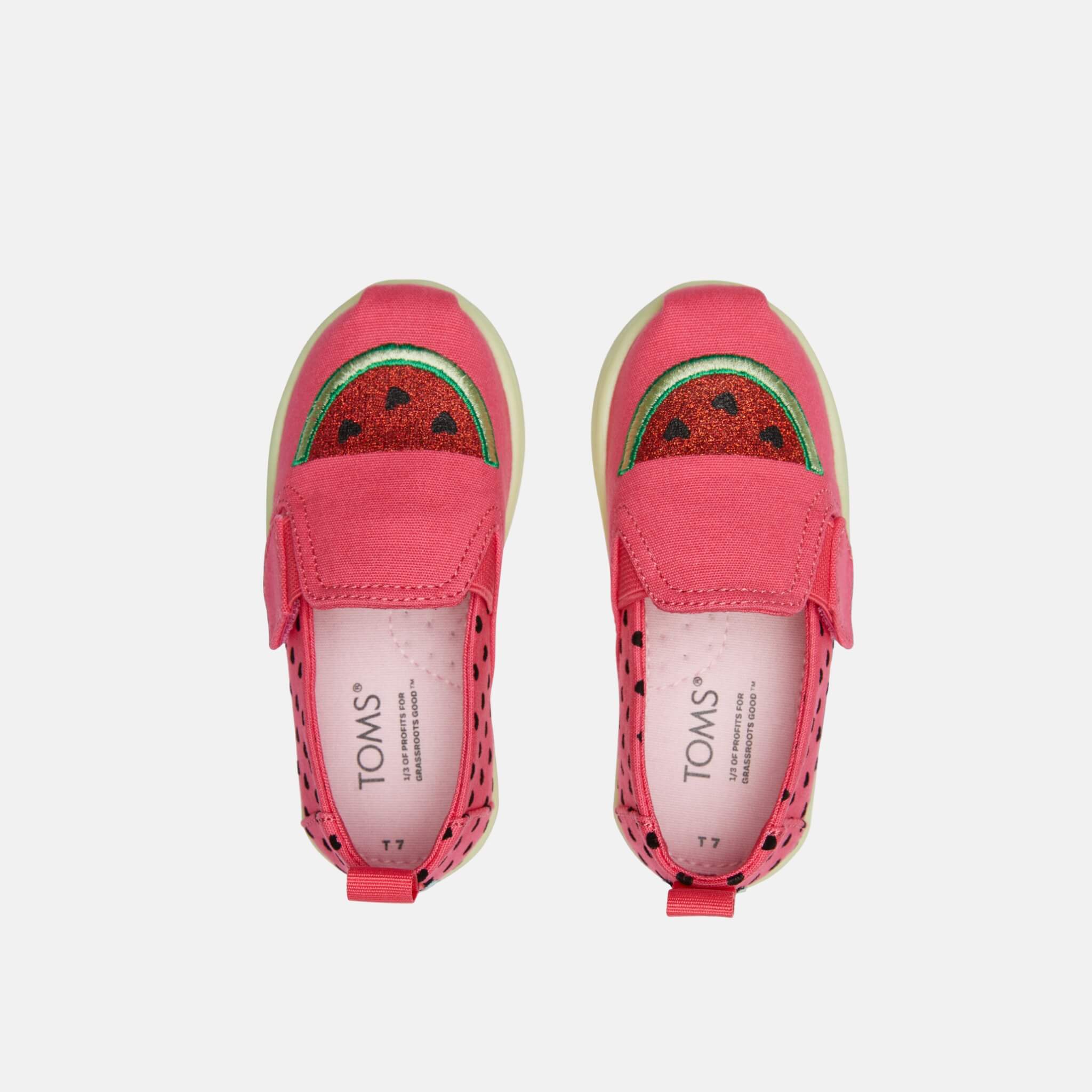 Toms Tiny Alpargata Twin Gore Pink