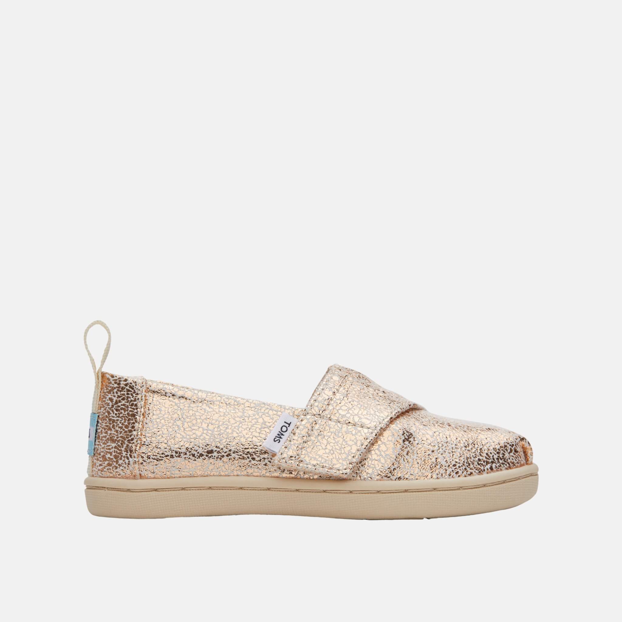 Toms Tiny Alpargata Gold