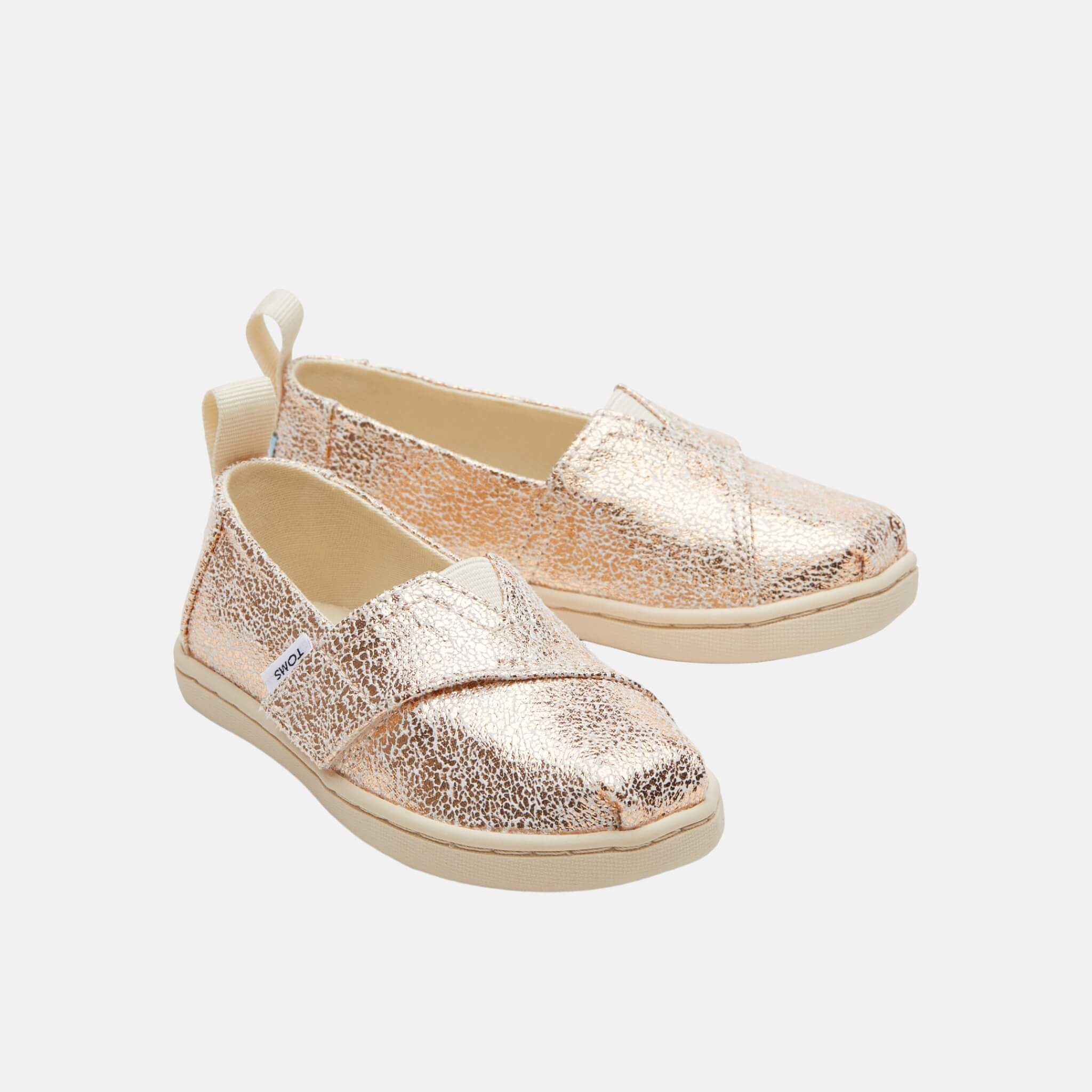 Toms Tiny Alpargata Gold