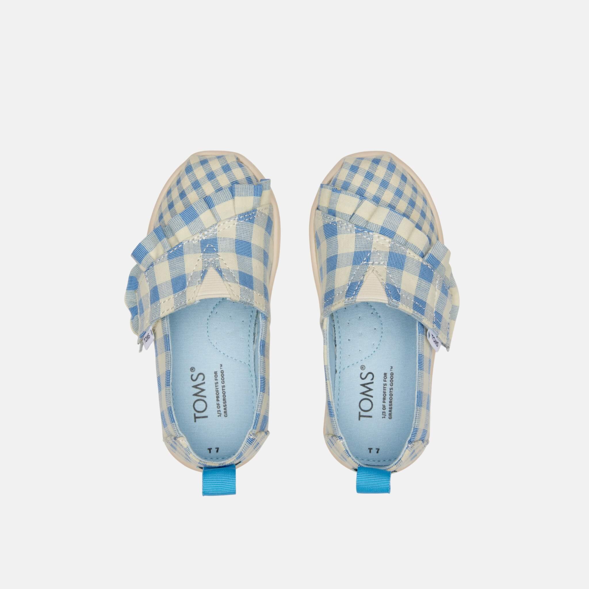Toms Tiny Alpargata Blue