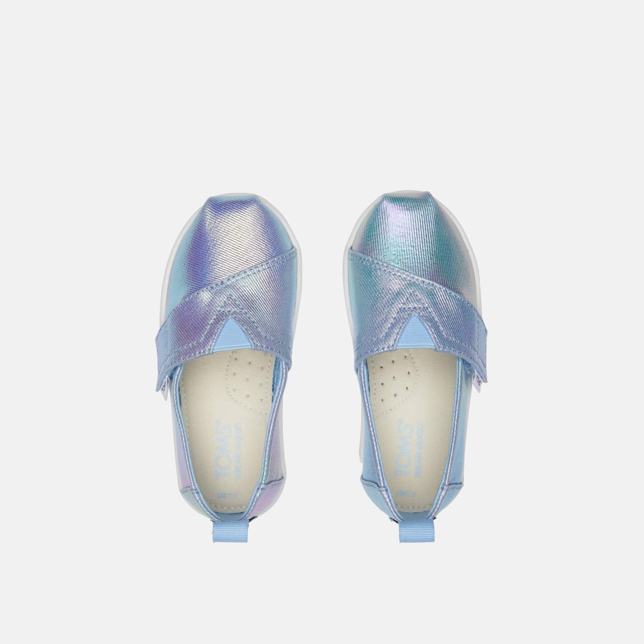 Toms Tiny Alpargata Blue