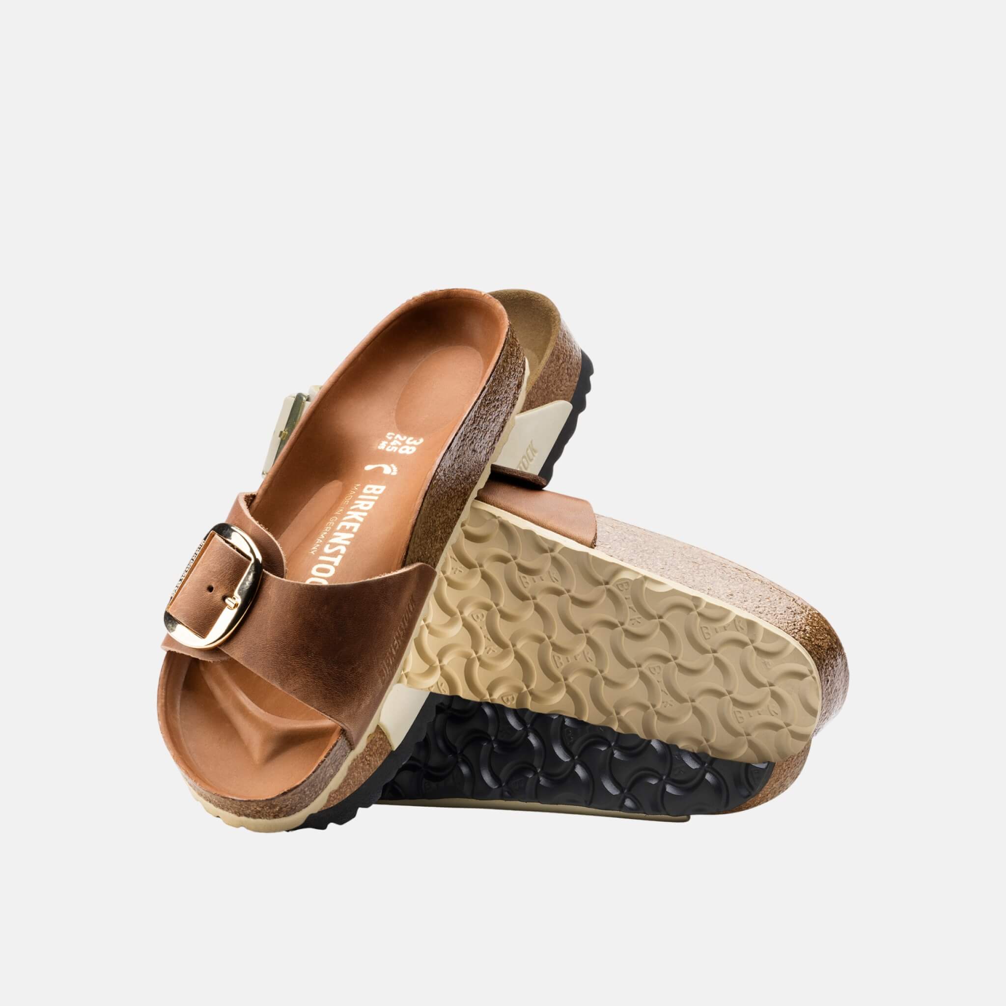 Birkenstock Madrid Big Buckle Oiled Leather Regular