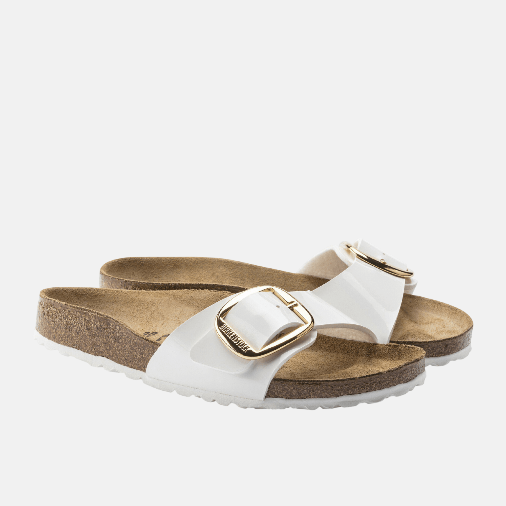 Birkenstock Madrid Big Buckle Birko-Flor Patent Narrow