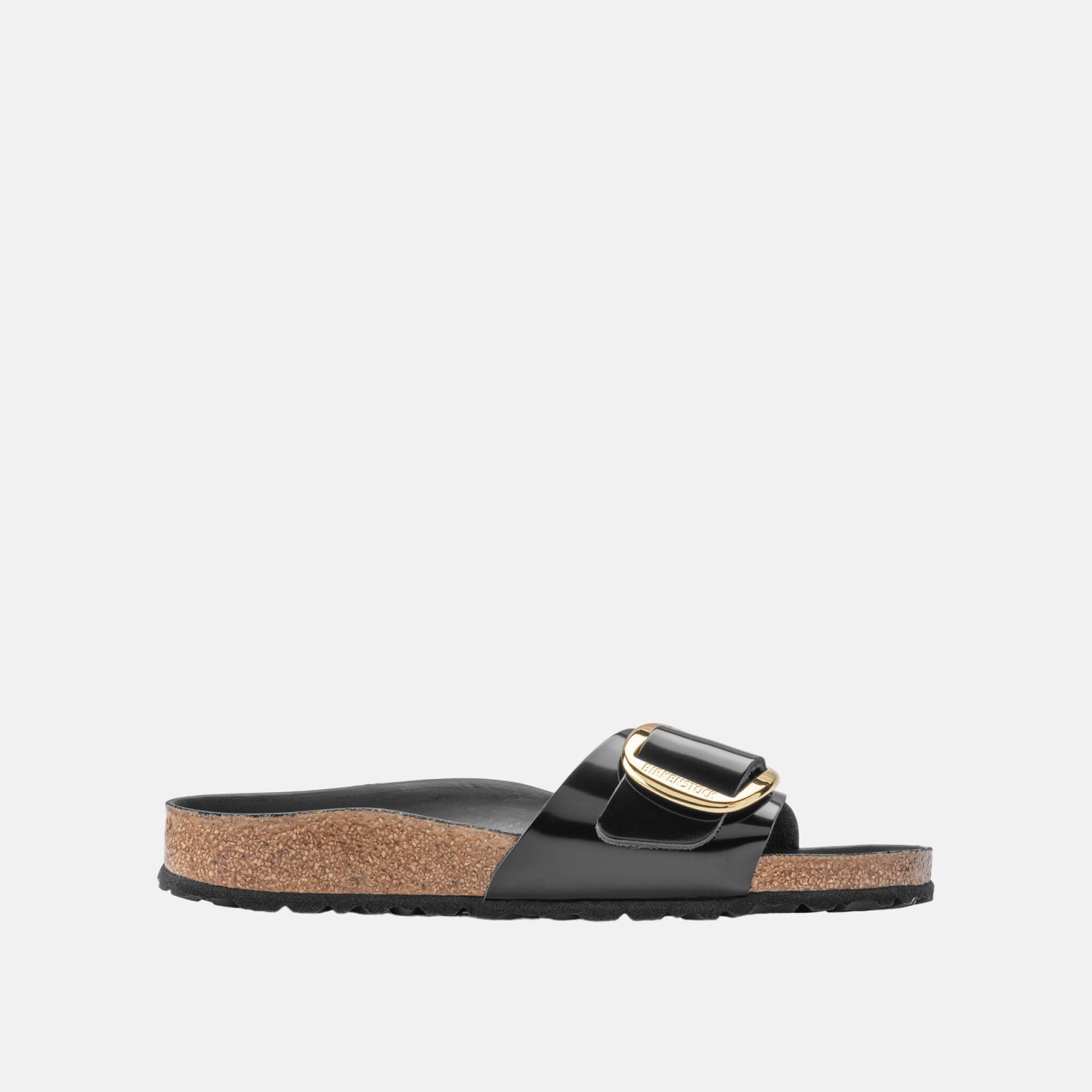 Birkenstock Madrid Big Buckle High Shine Leather Regular