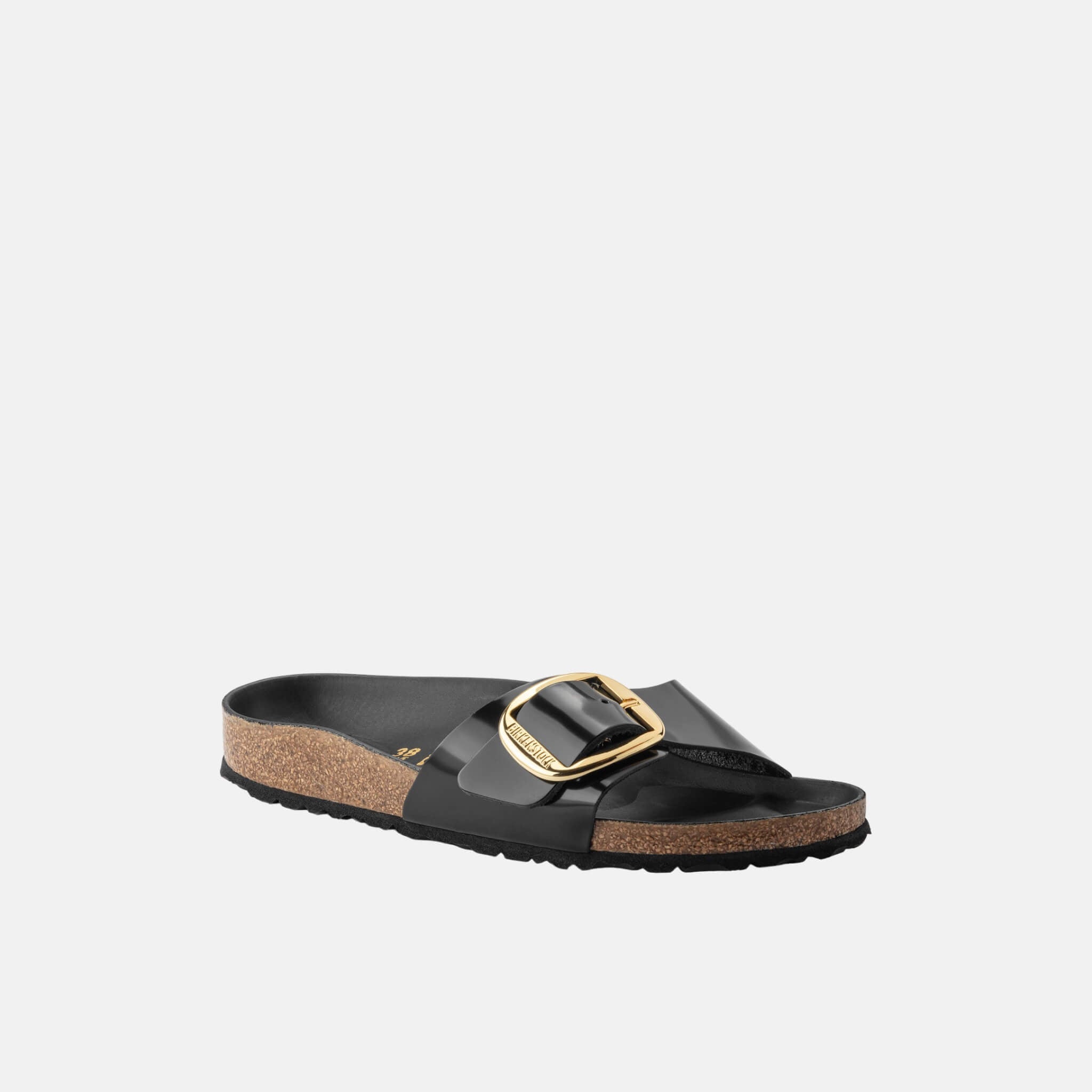 Birkenstock Madrid Big Buckle High Shine Leather Regular