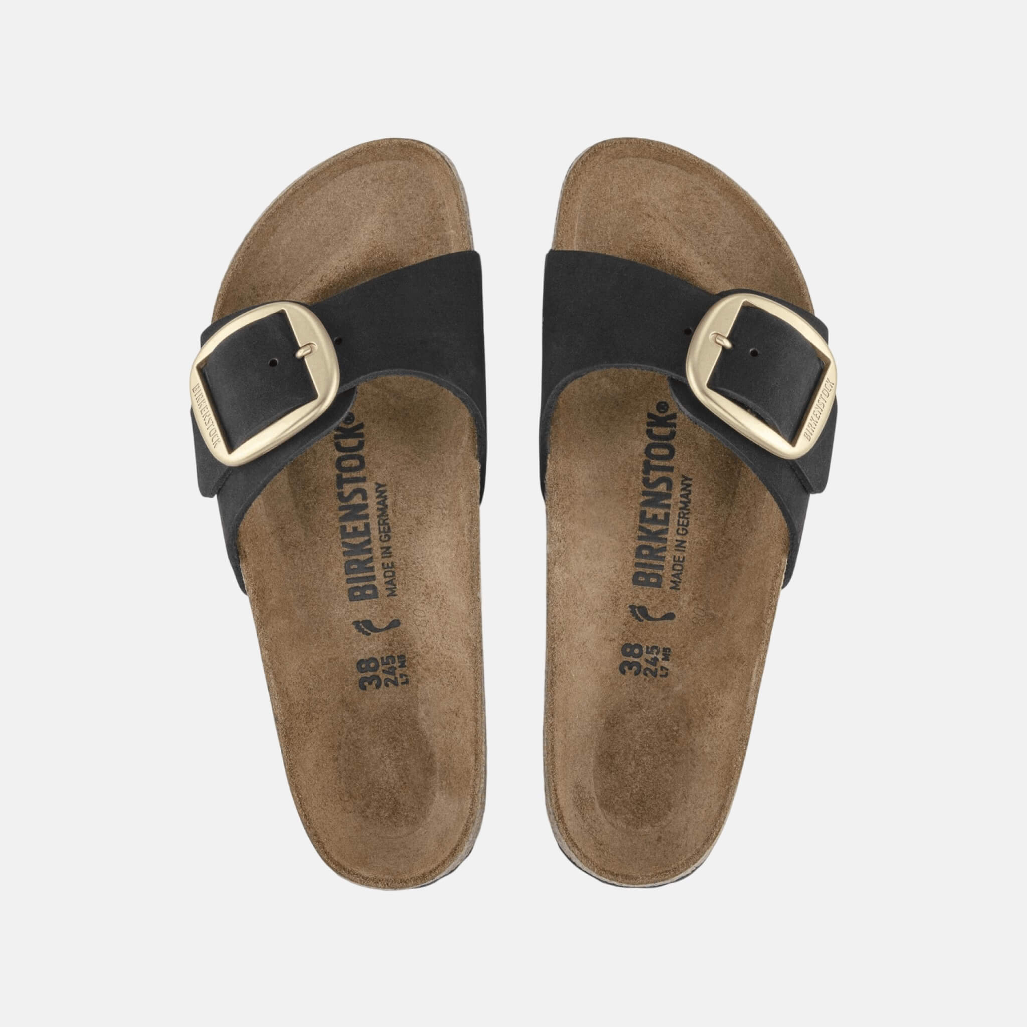 Birkenstock Madrid Big Buckle Nubuck Leather