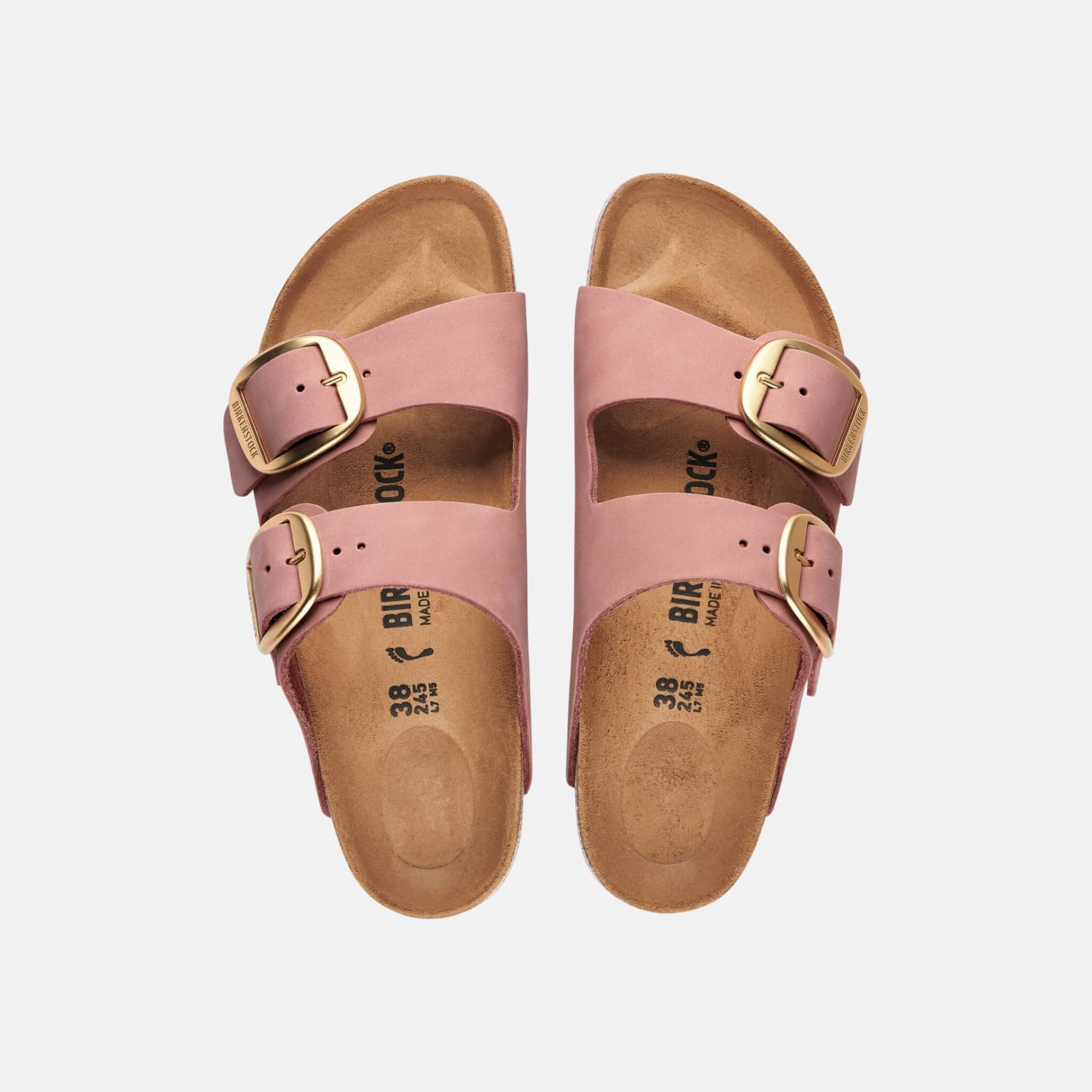 Birkenstock Arizona Big Buckle Nubuk Leather Regular