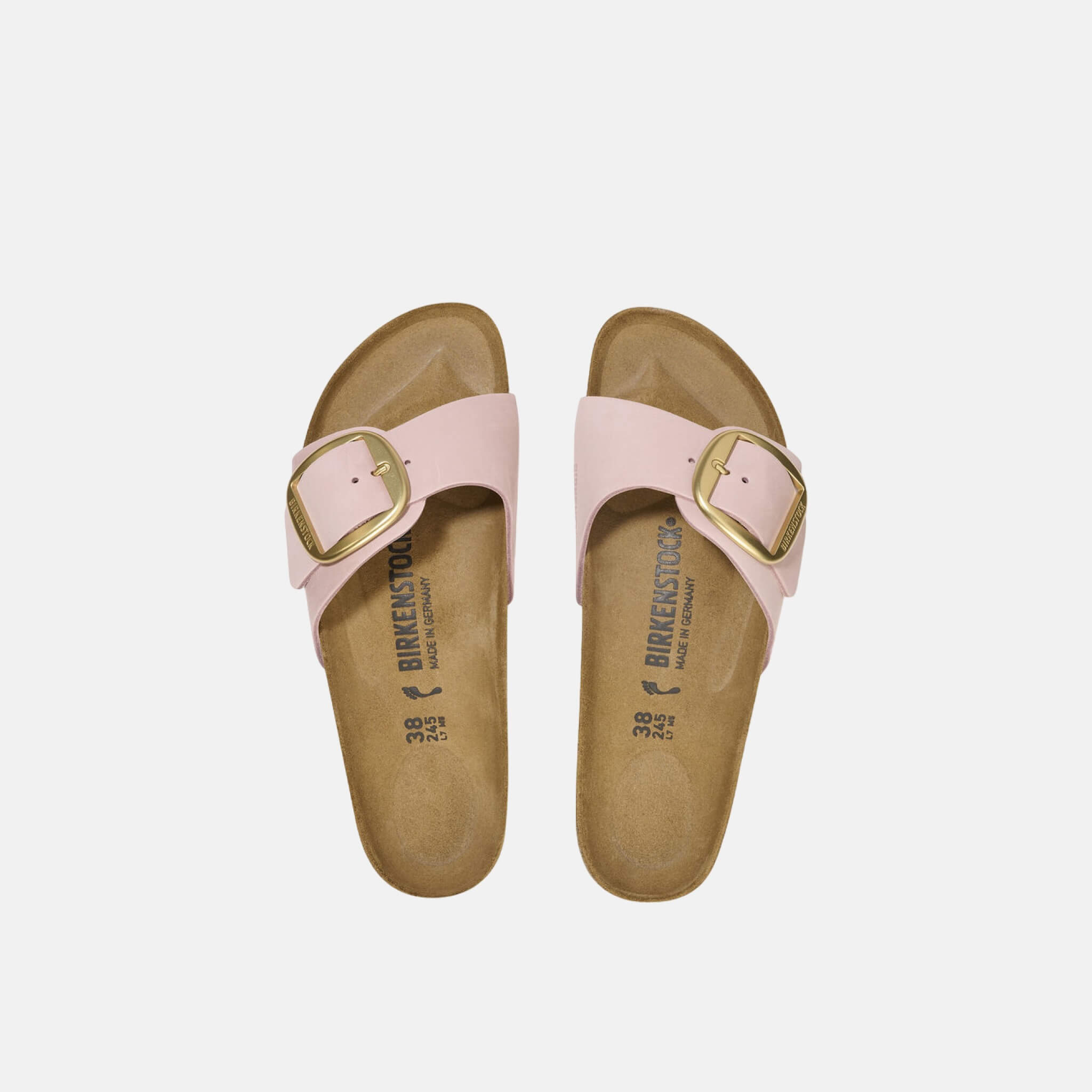 Birkenstock Madrid Big Buckle Nubuck Leather Regular