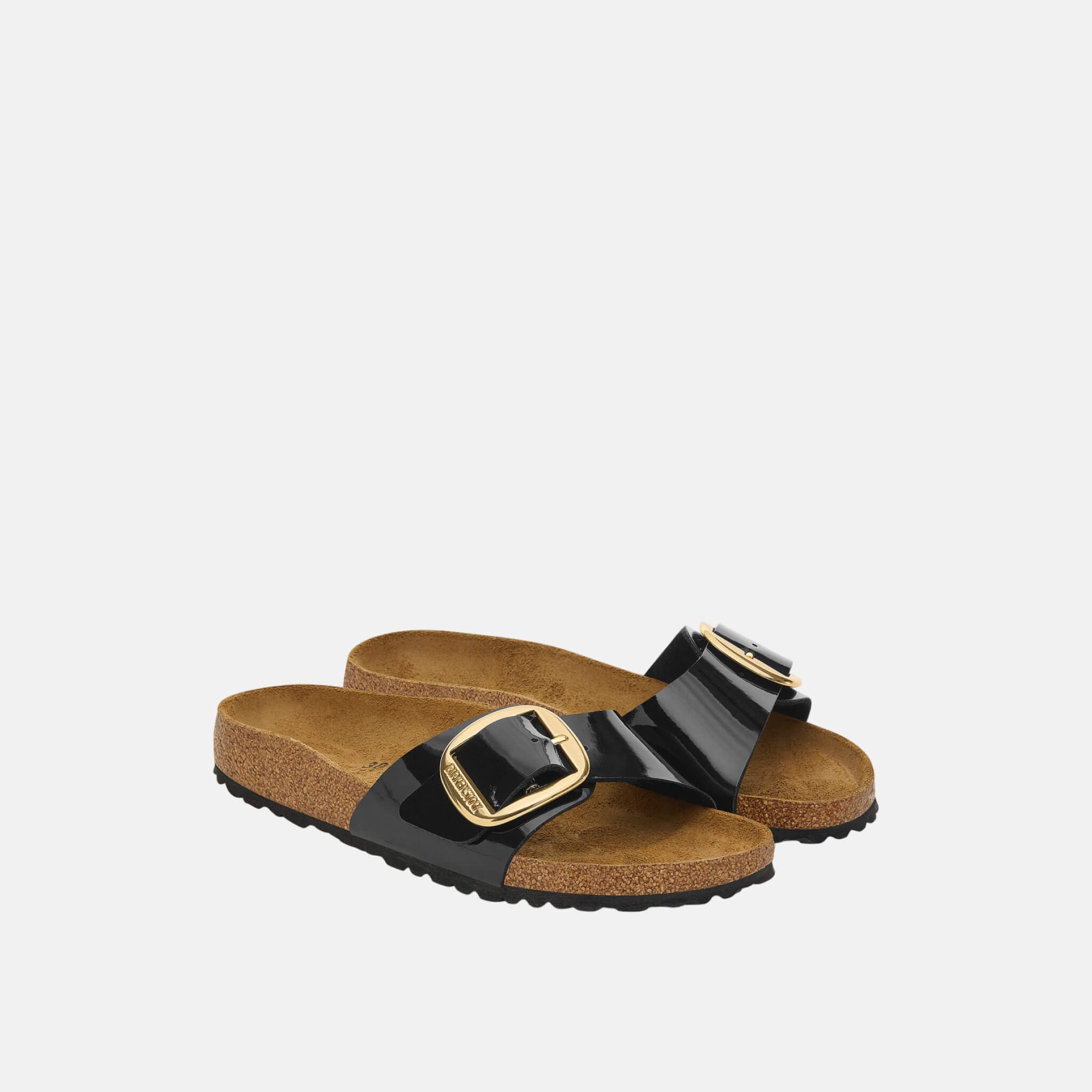 Birkenstock Madrid Big Buckle Birko-Flor Patent Regular