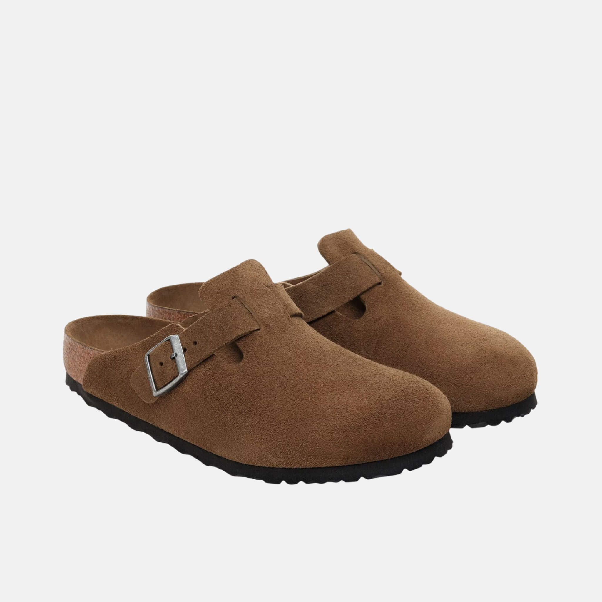 Birkenstock Boston Soft Footbed Suede Leather Regular
