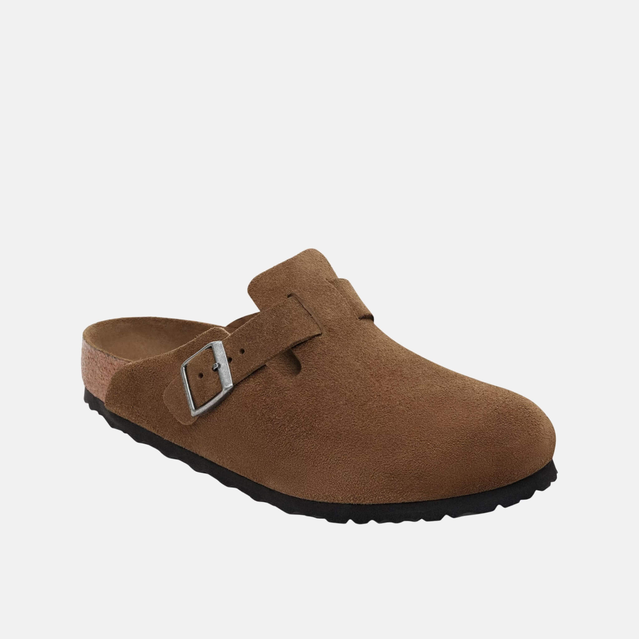 Birkenstock Boston Soft Footbed Suede Leather Regular