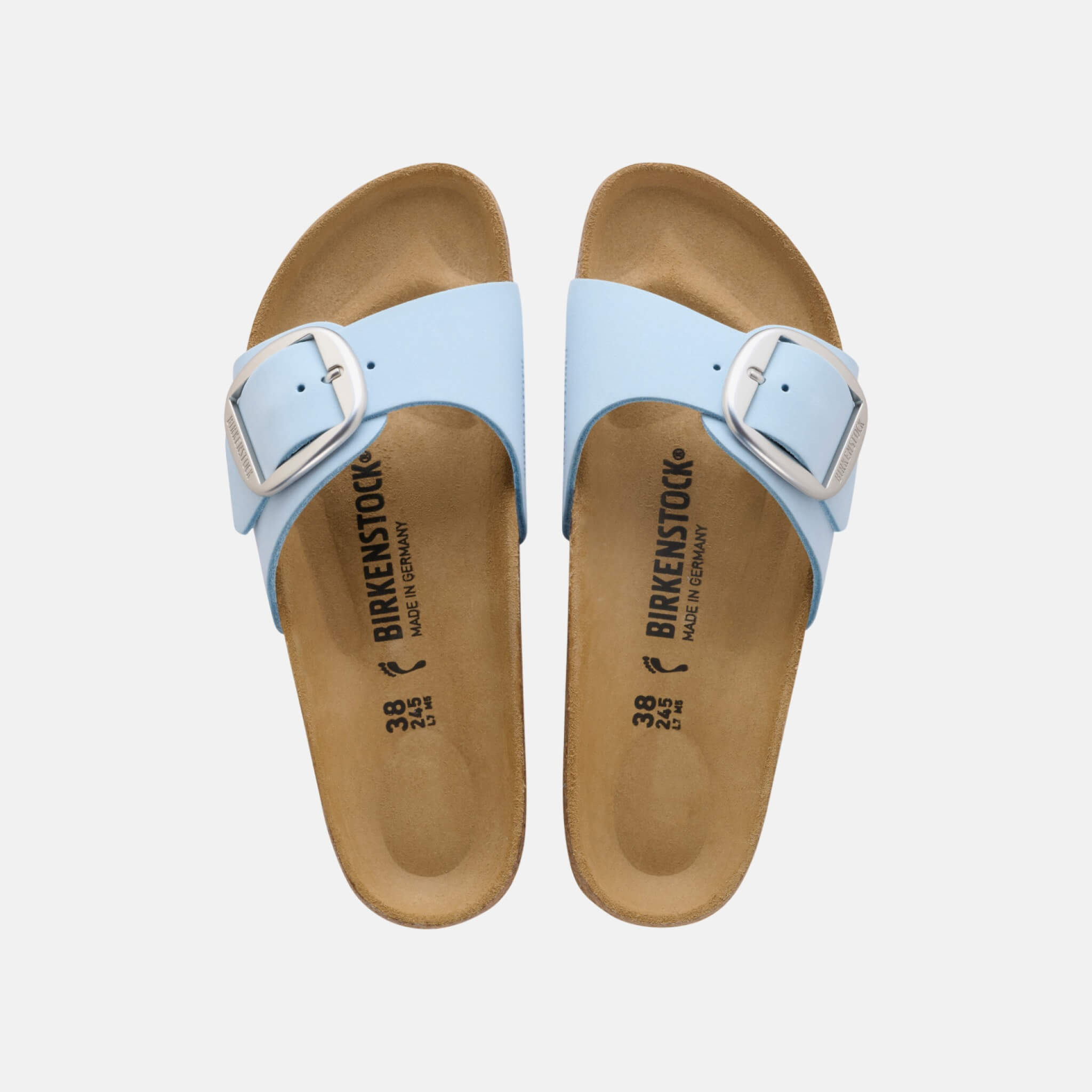 Birkenstock Madrid Big Buckle Nubuk Leather Regular