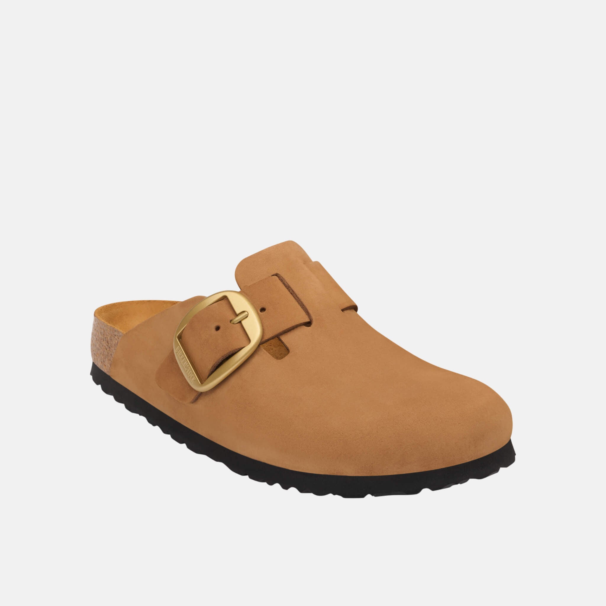 Birkenstock Boston Big Buckle Nubuck Leather Regular