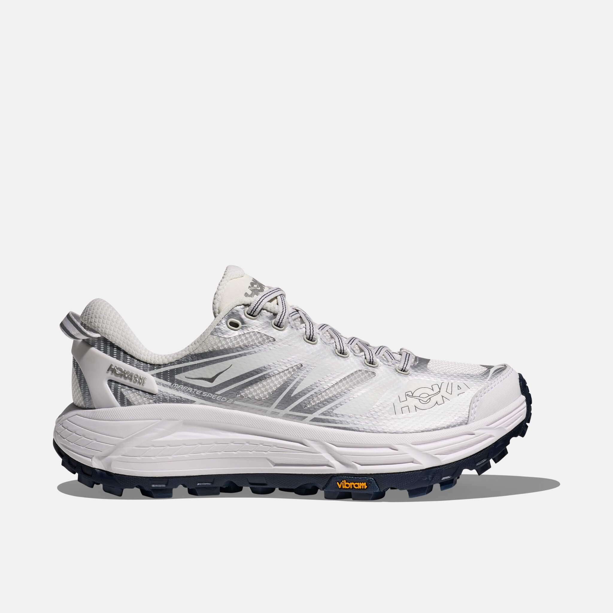 Hoka Mafate Speed 2 White Silver