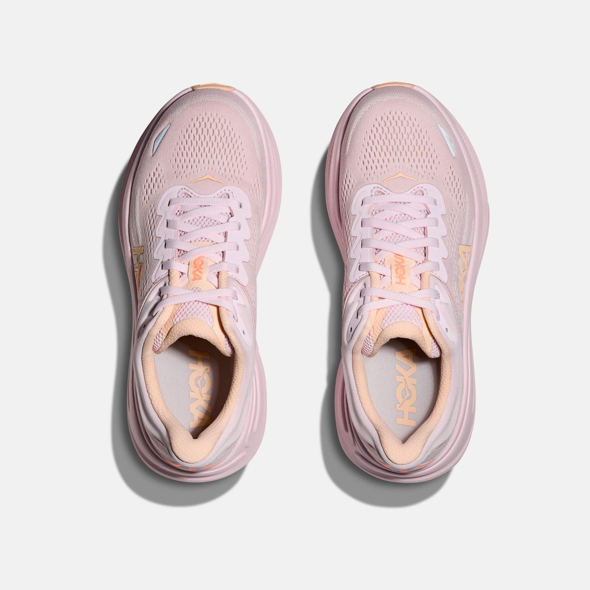 Hoka Bondi 9 Lilac Creme/Tangerine Glow