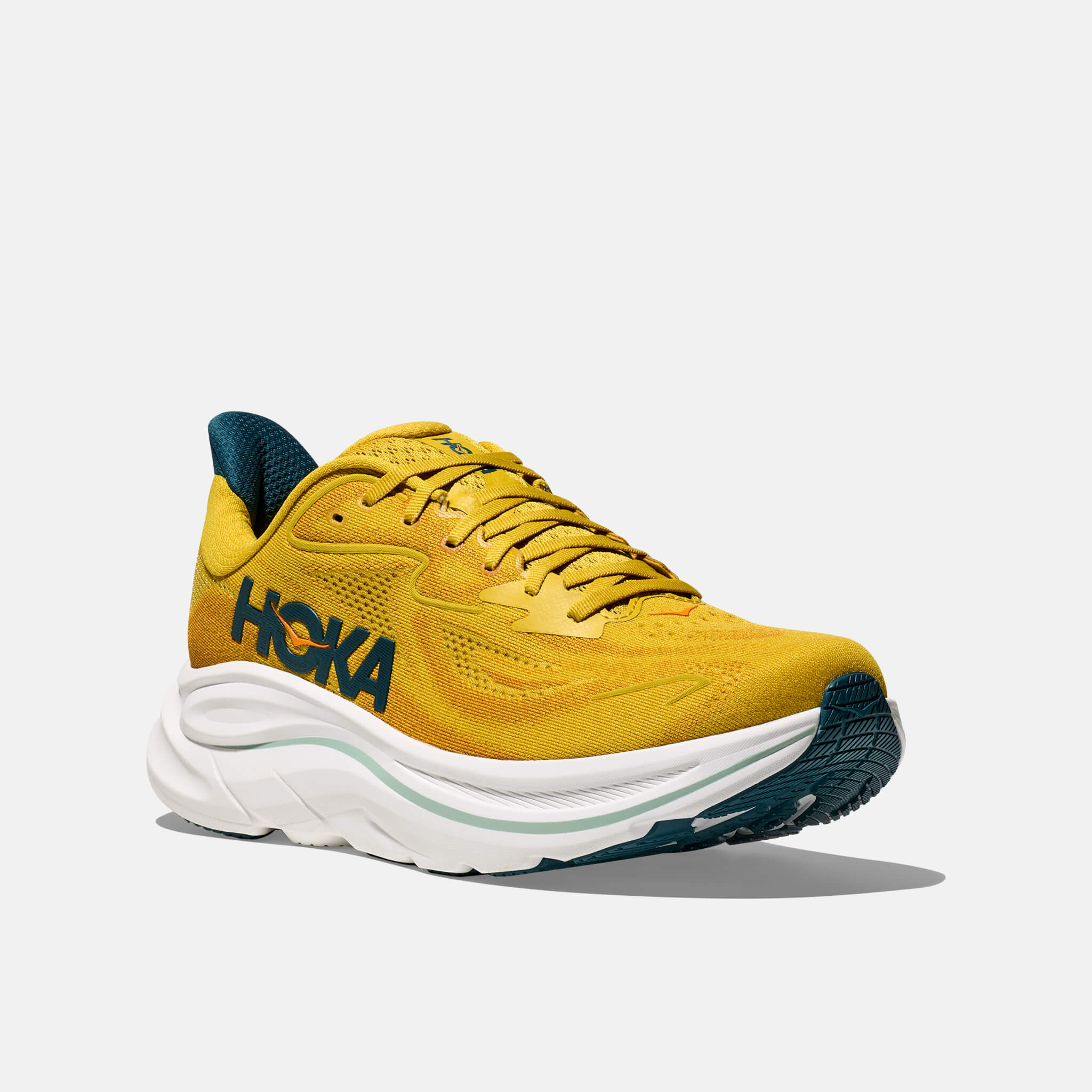 Hoka Clifton 10 Yellow Gold/Tidal Wave