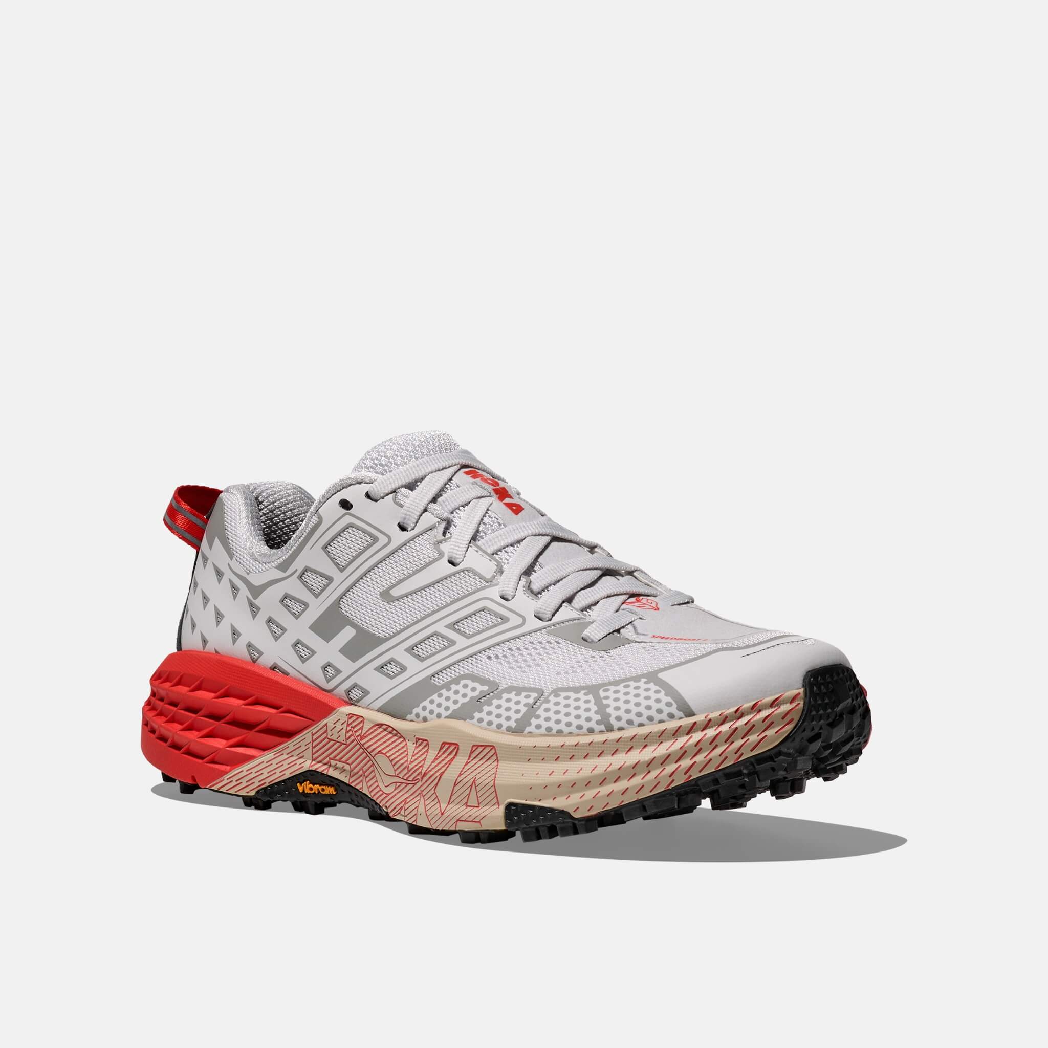 Hoka Speedgoat 2 White/Tomato