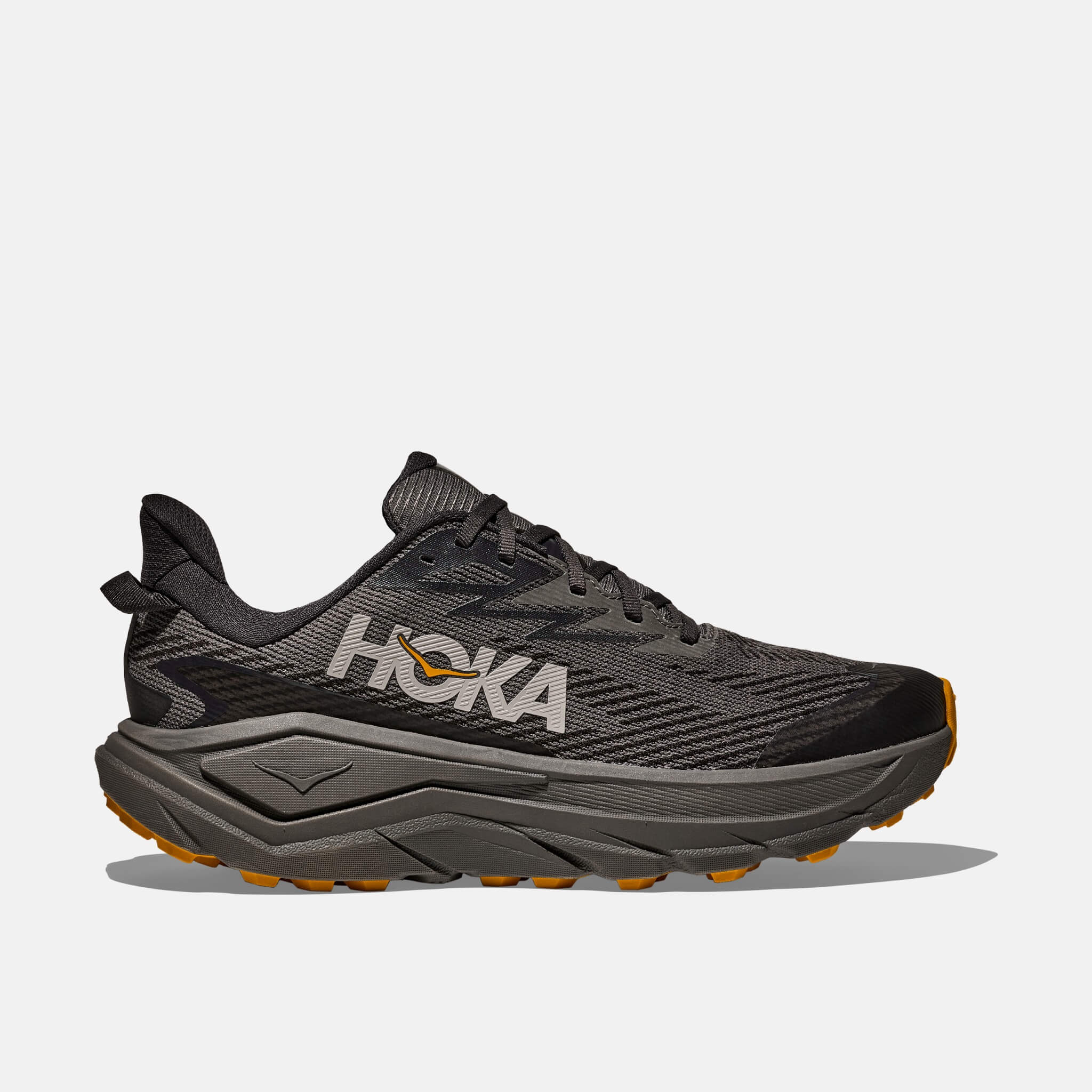 Hoka Challenger 8 GTX Asphalt Grey/Varsity Yellow