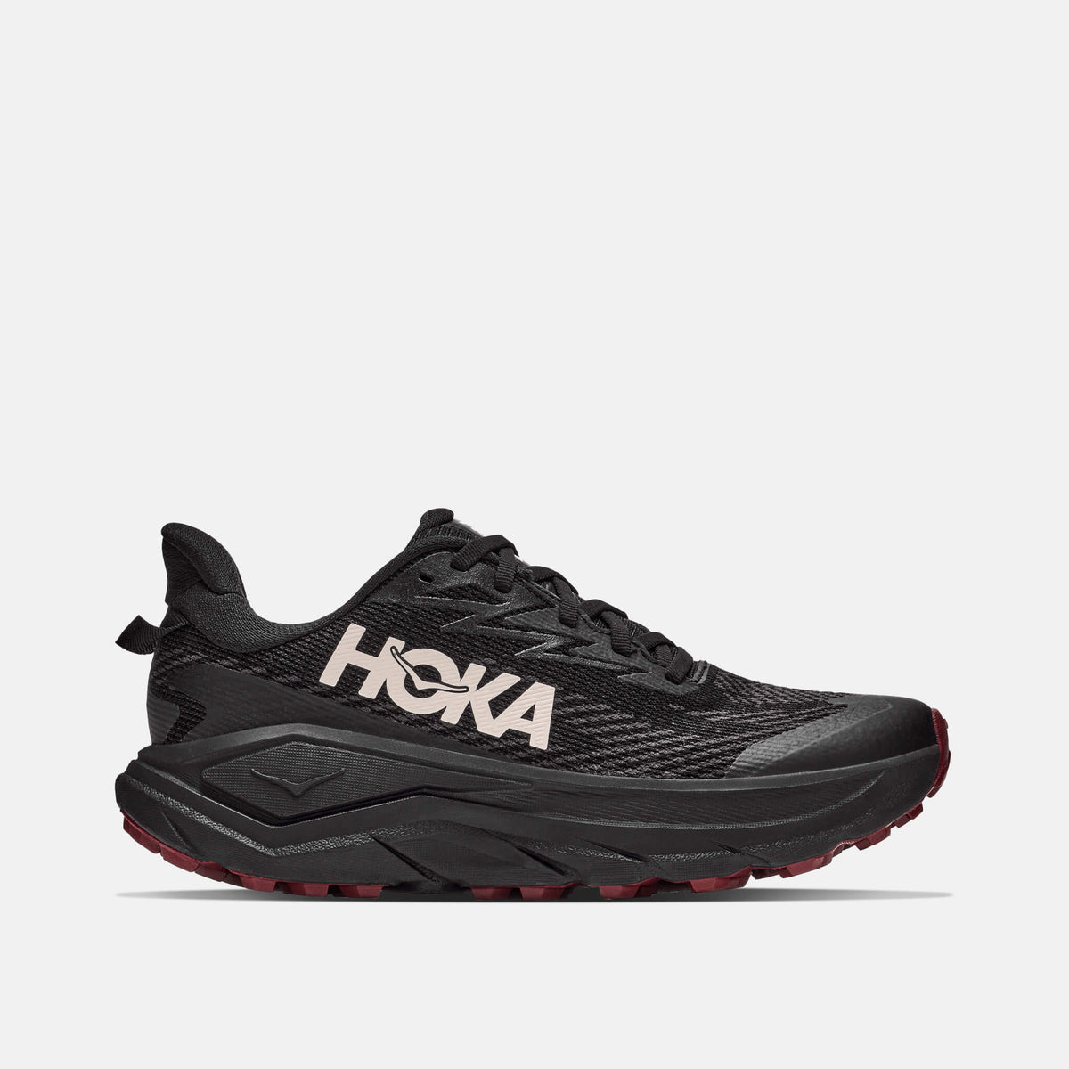 Hoka Challenger 8 GTX Black/Varsity Burgundy