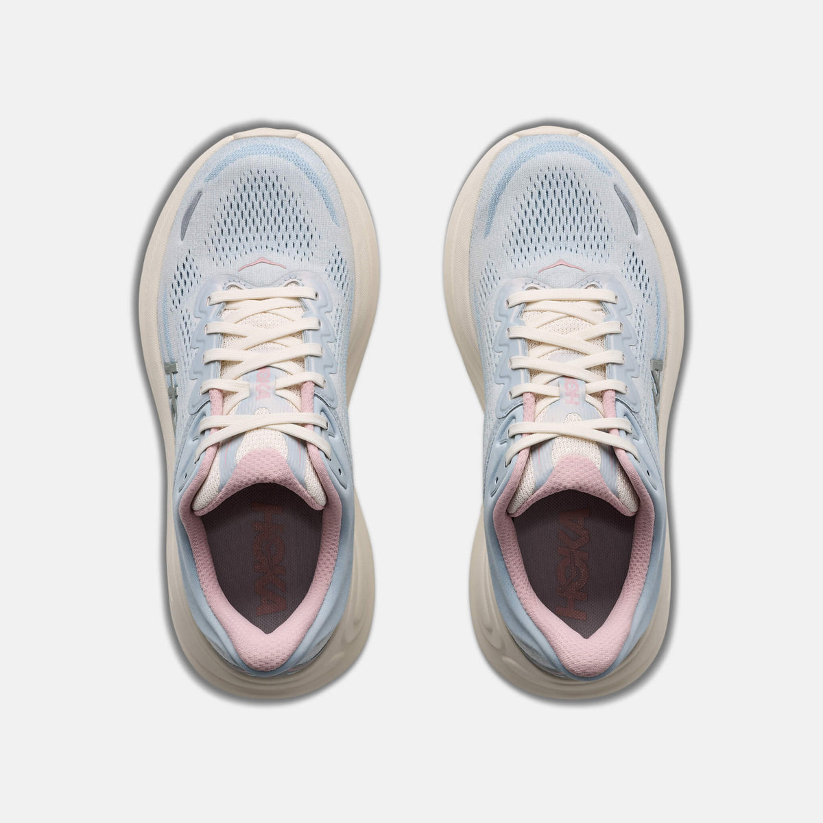 Hoka Bondi 9 Alabaster/Mineral Blue