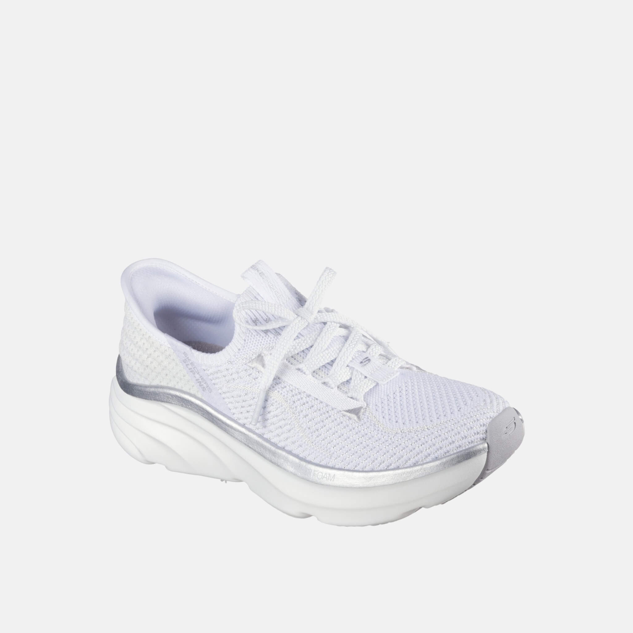 Skechers D Lux Vapor Evening Glow White/Silver