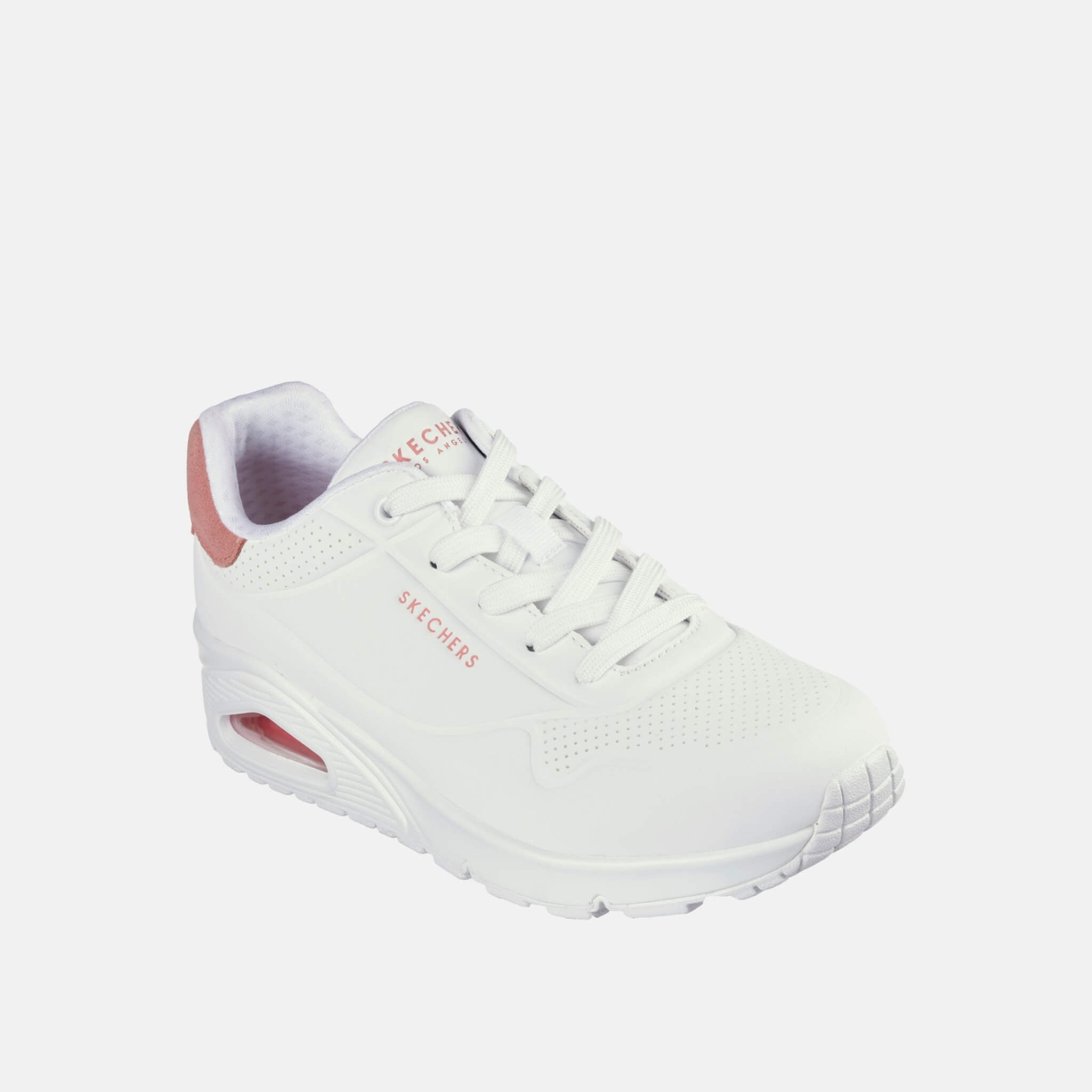 Skechers Uno Pop Back White/Coral