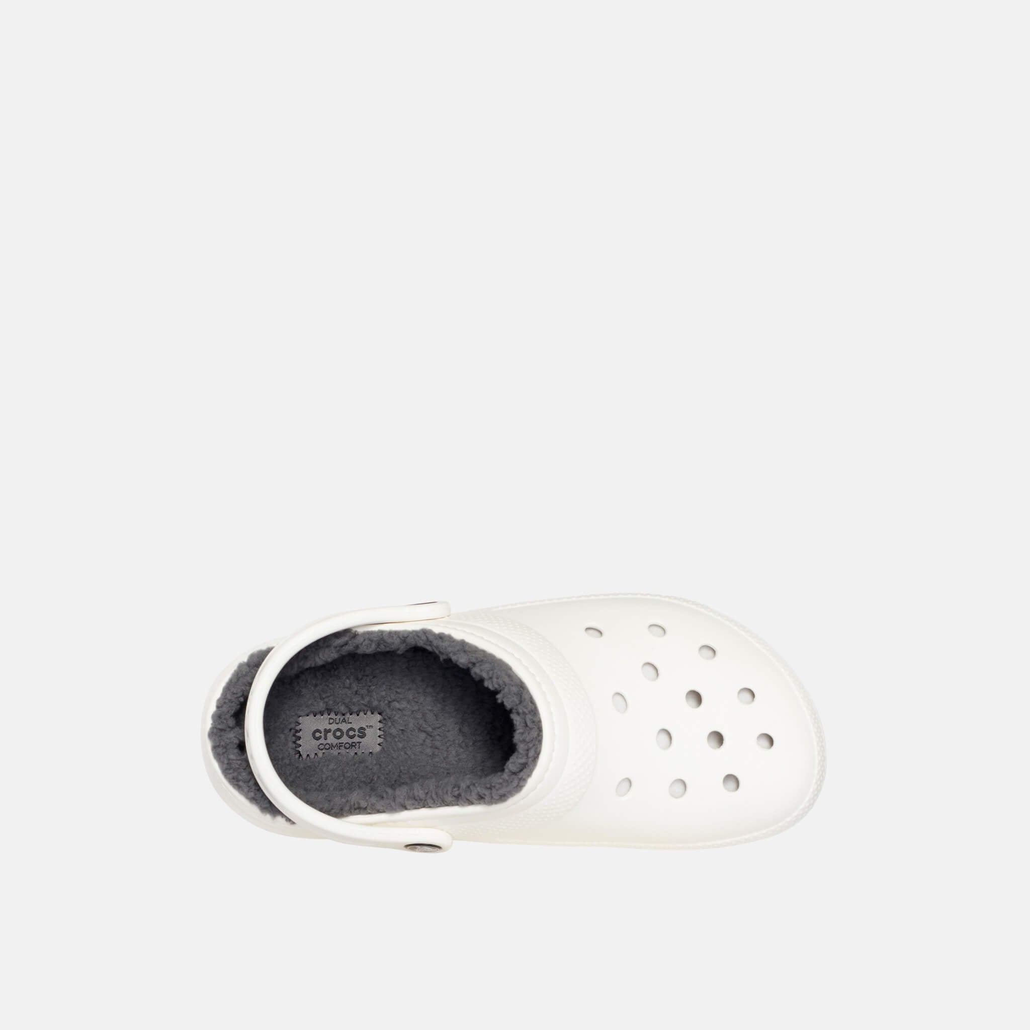 Crocs Classic Lined Clog White/Grey