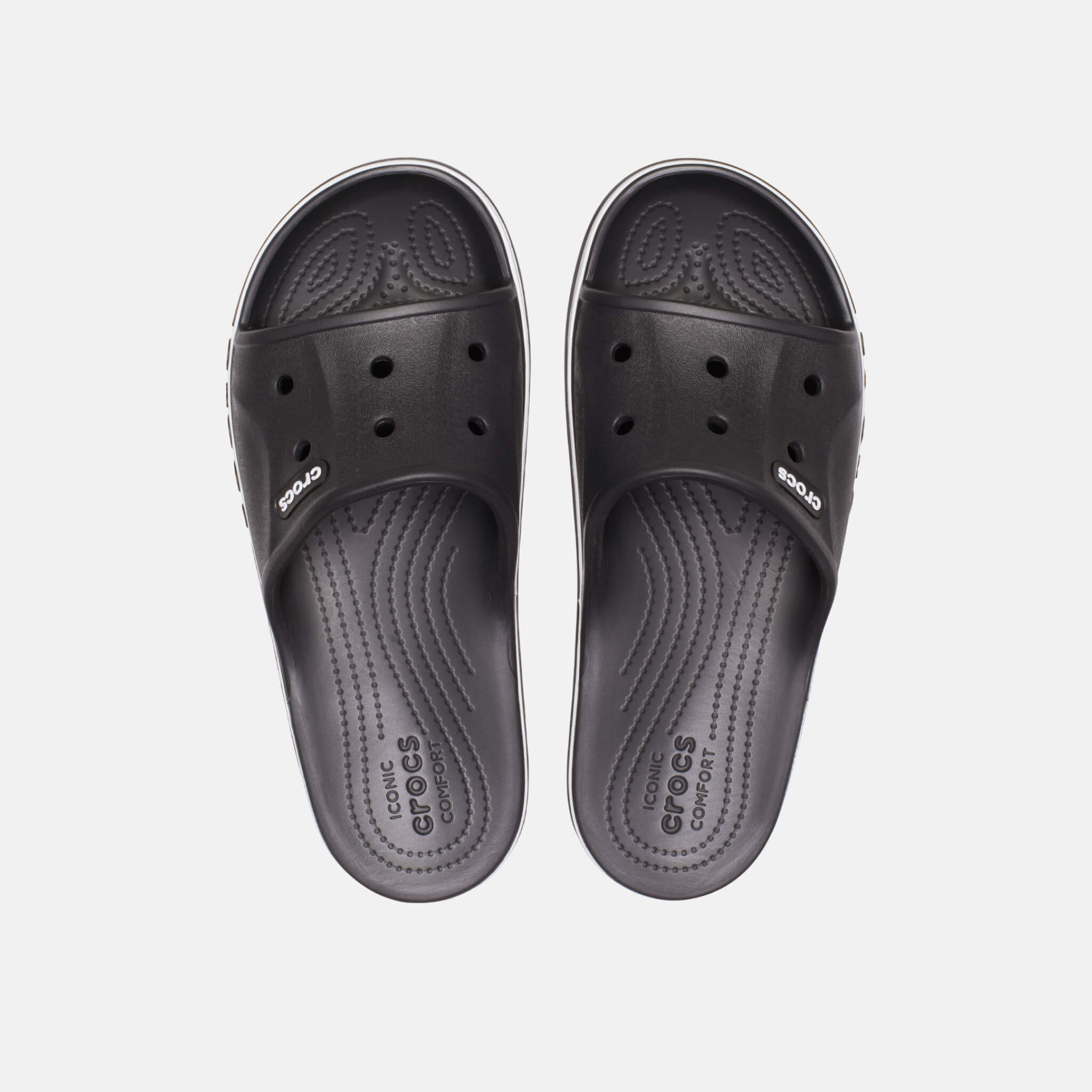 Crocs Bayaband Slide Black/White