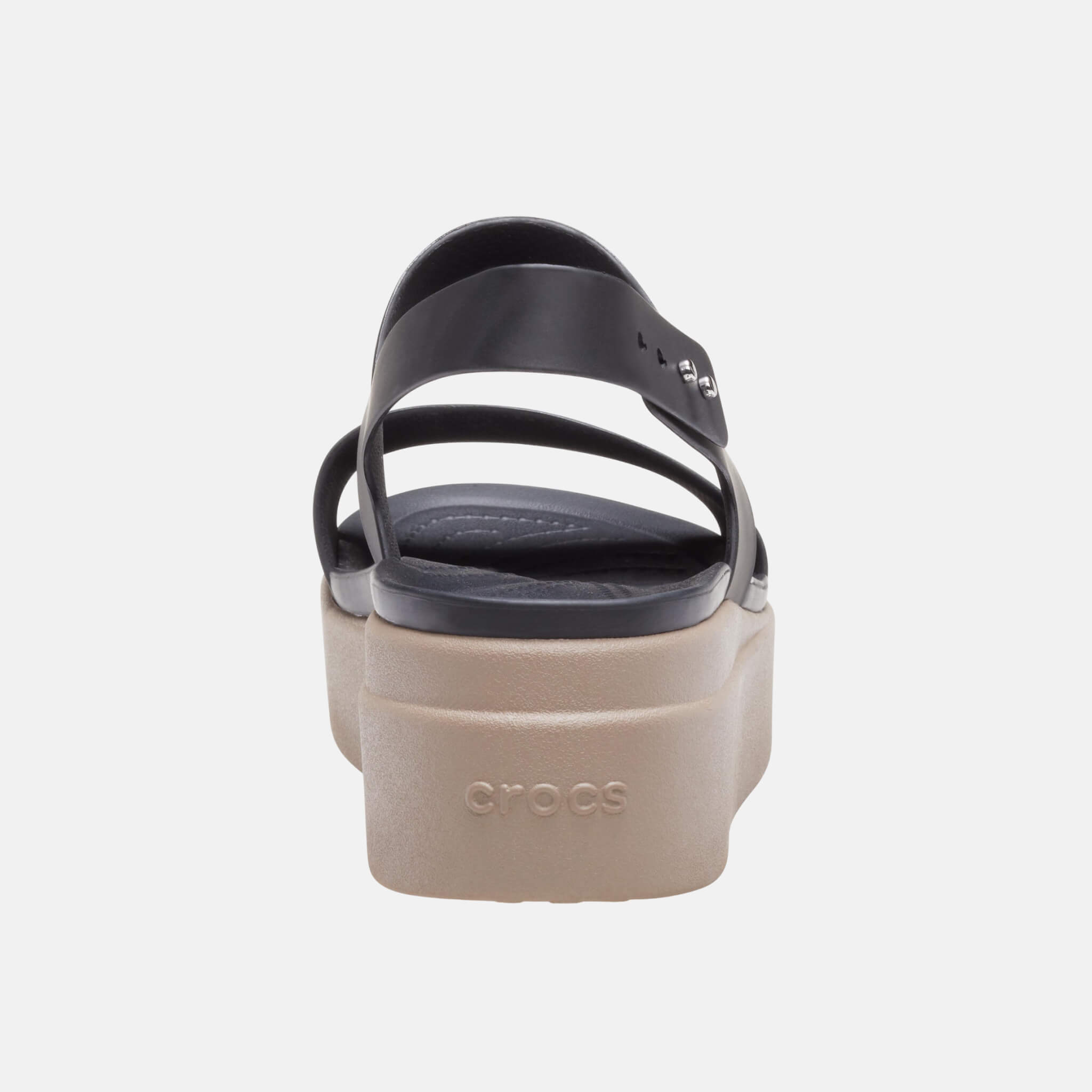 Crocs Brooklyn Low Wedge Black/Mushroom