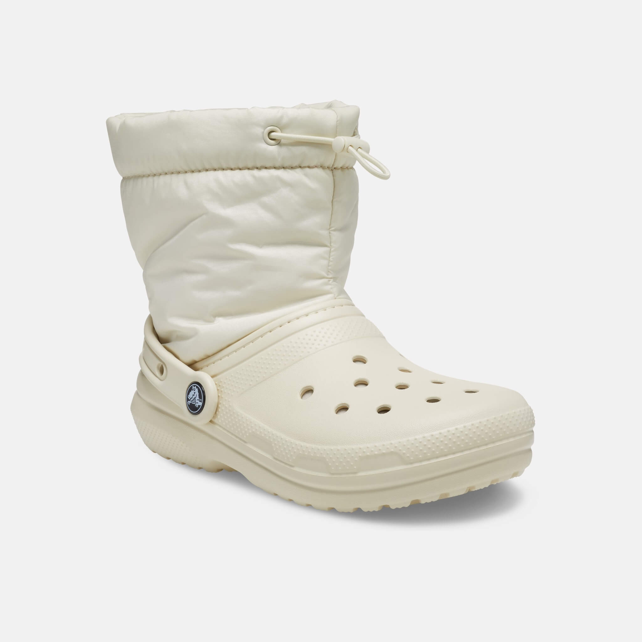 Crocs Classic Lined Neo Puff Boot Bone