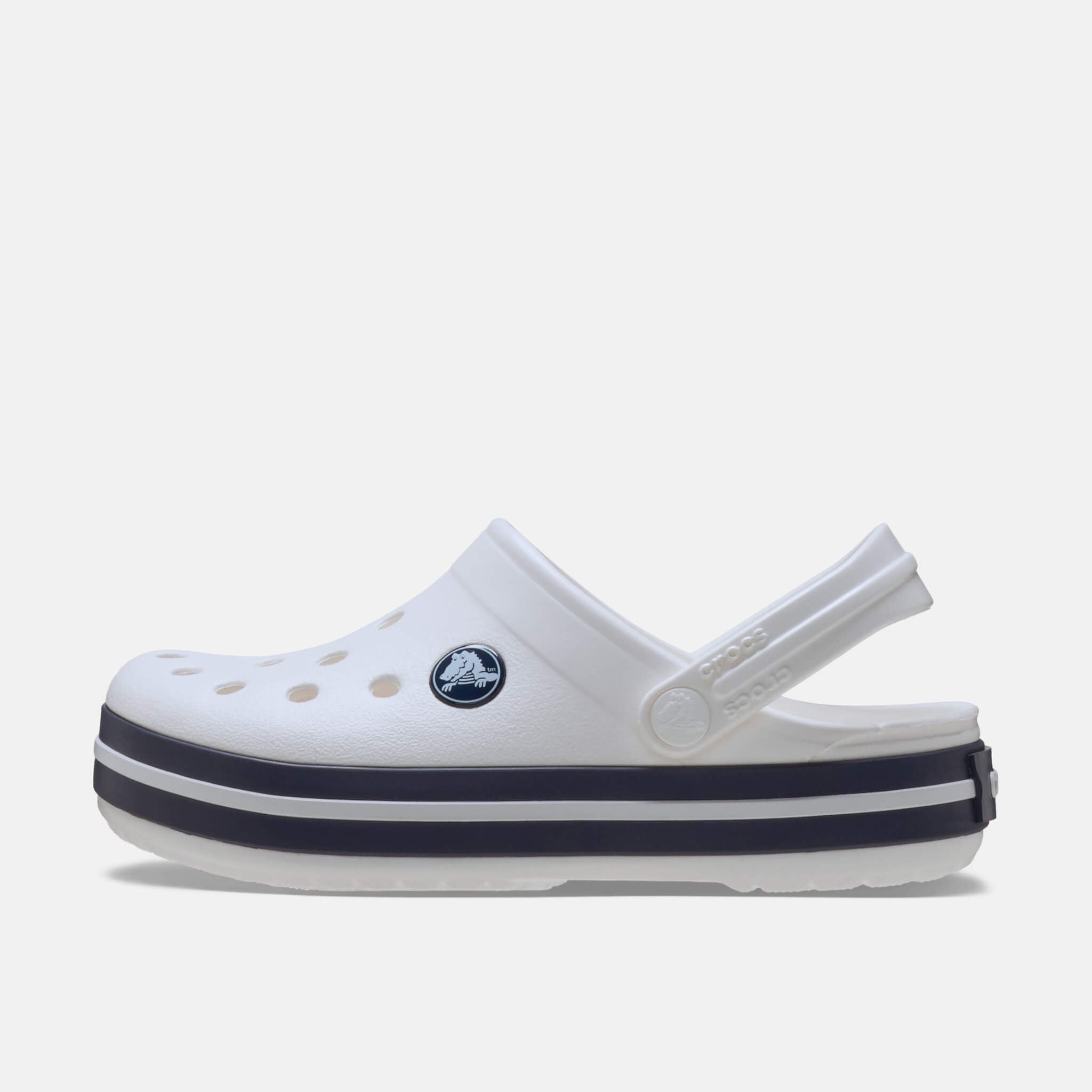 Crocs Kids Crocband Clog White/Navy