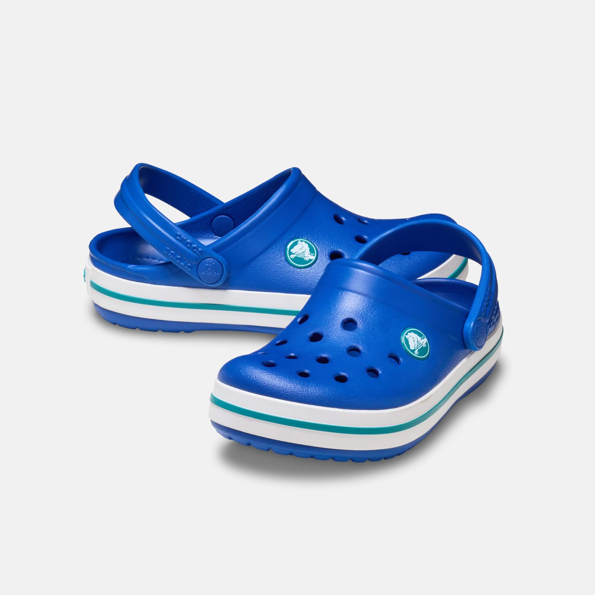 Crocs Kids Crocband Clog Blue Bolt/Turbo Teal