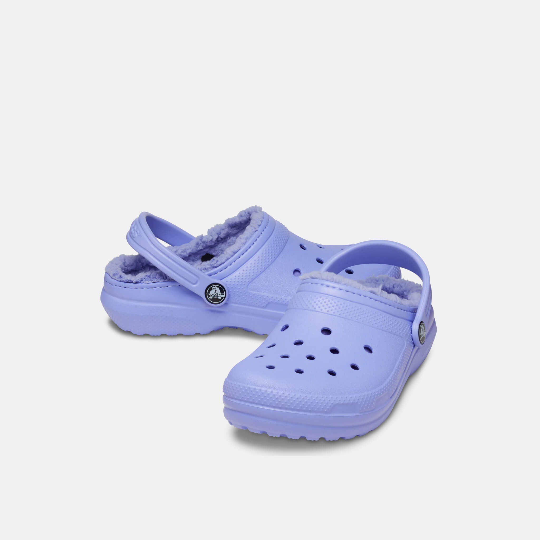 Crocs Kids Classic Lined Clog Digital Violet