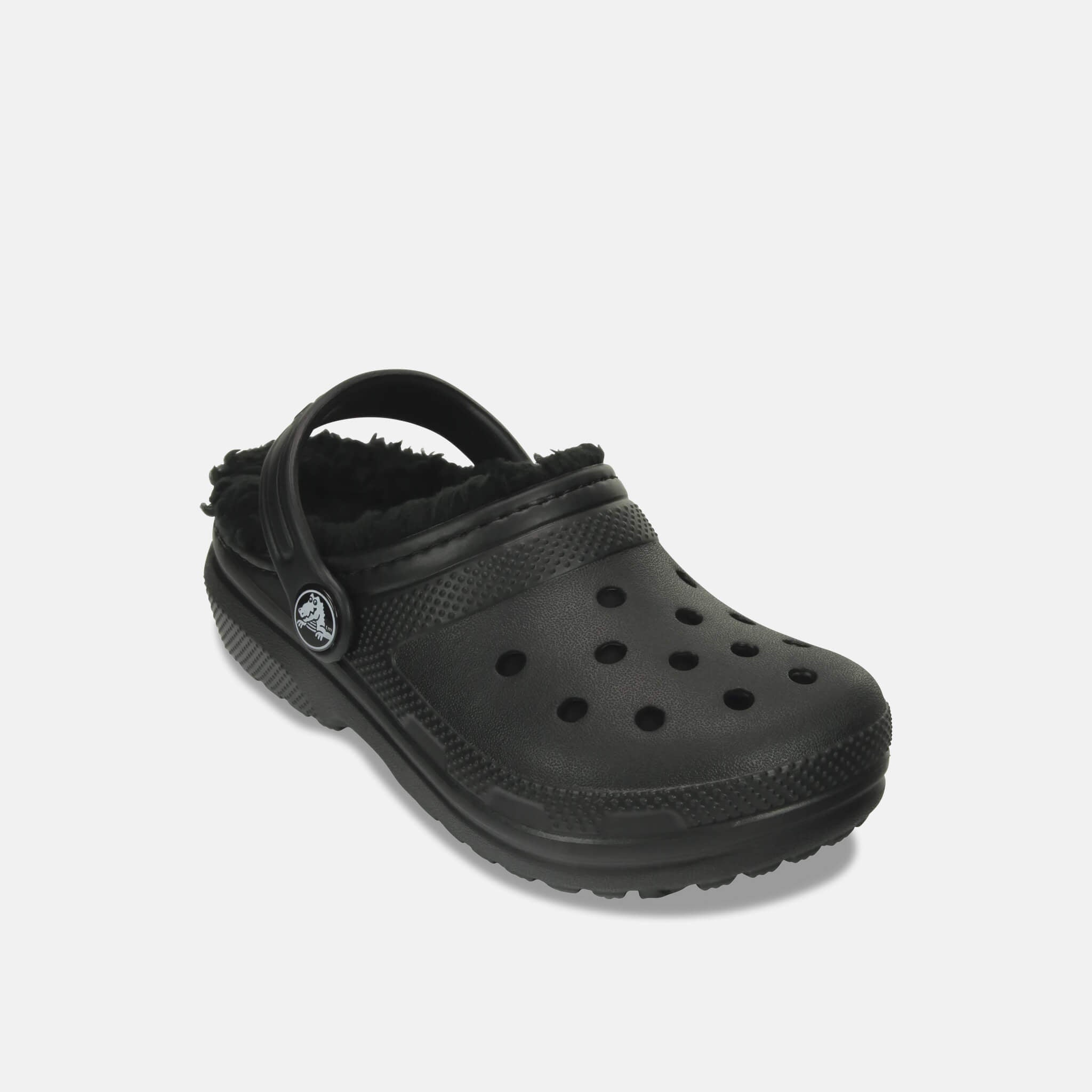 Crocs Kids Classic Lined Clog Black/Black