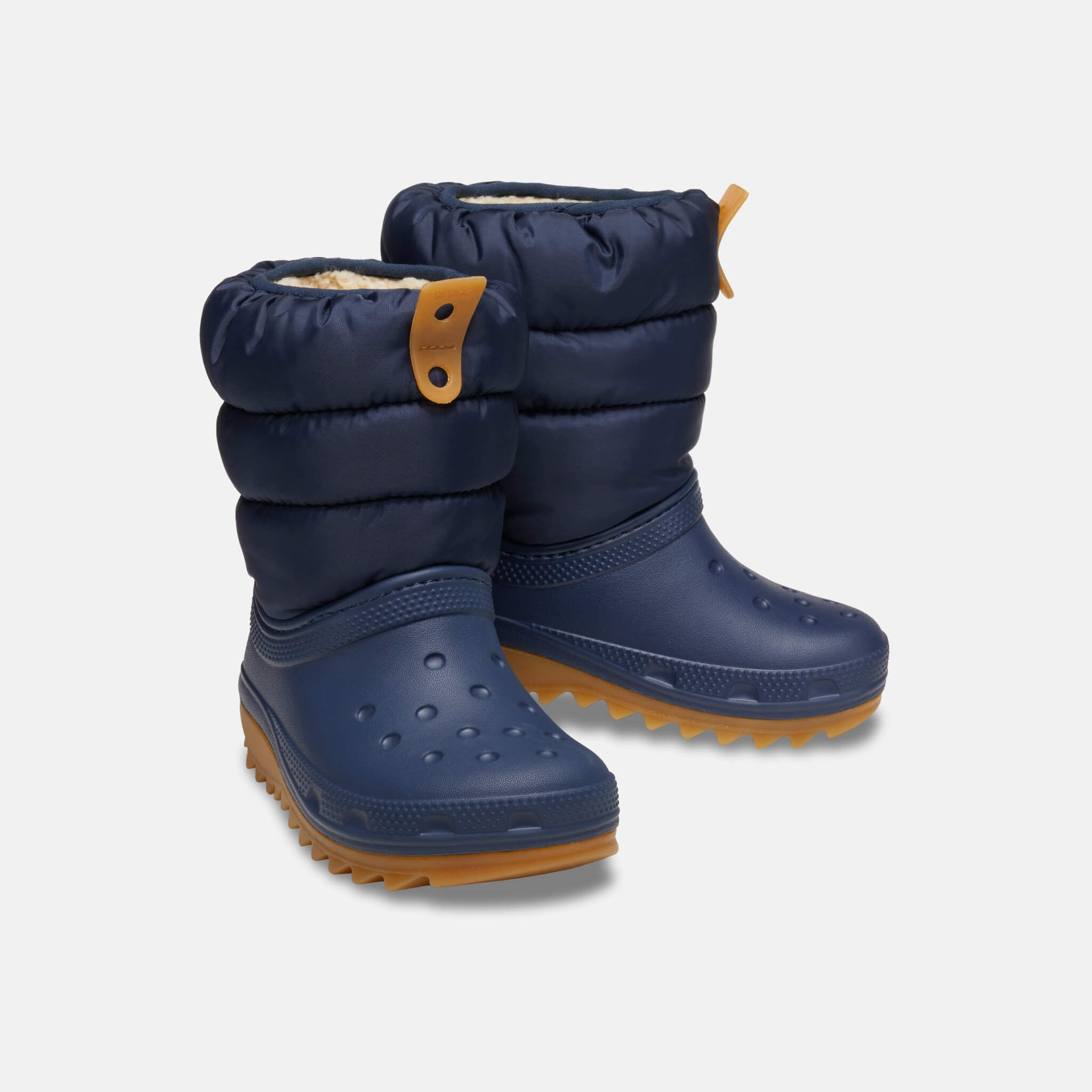 Crocs Kids Classic Neo Puff Boot Navy/Gum
