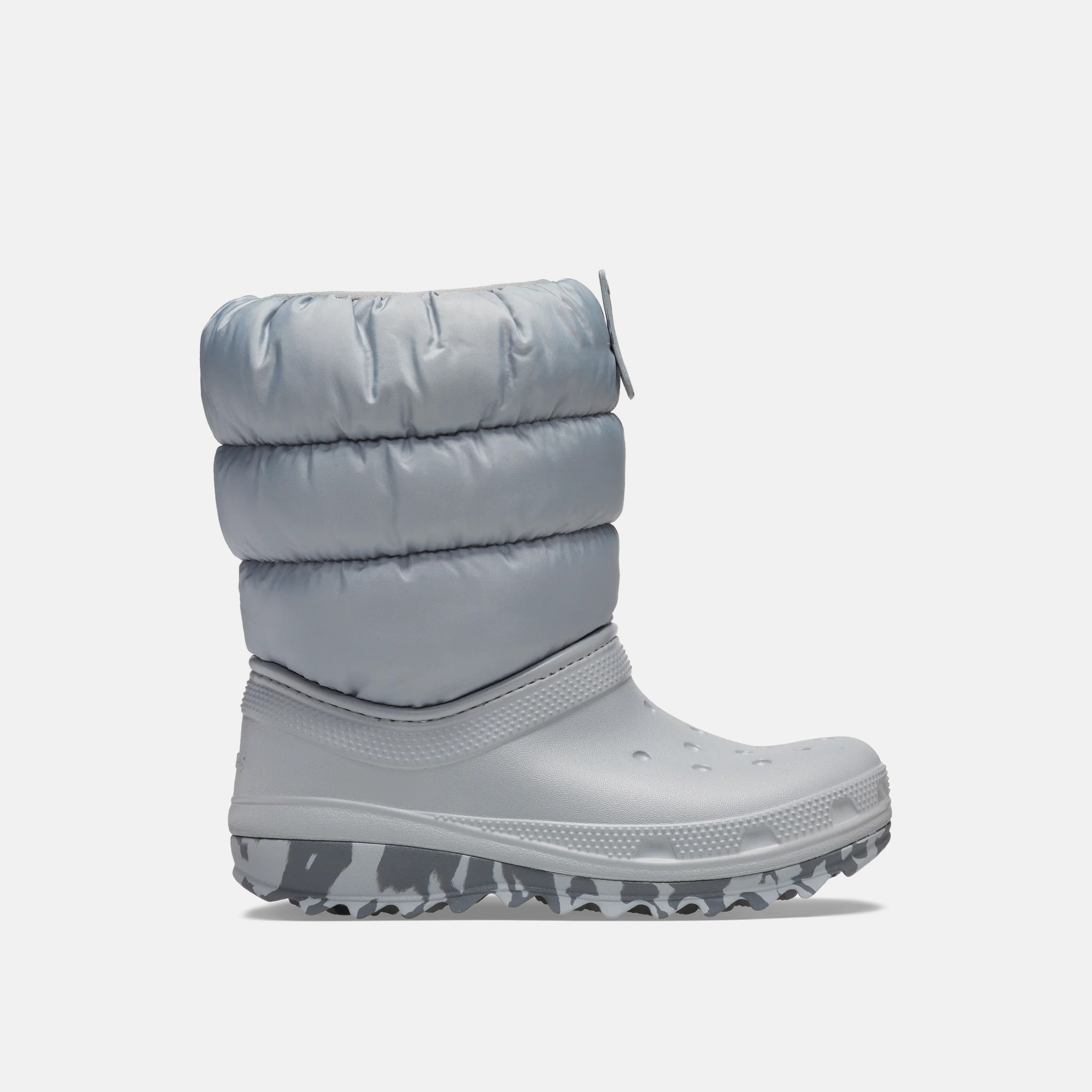 Crocs Kids Classic Neo Puff Boot Light Grey