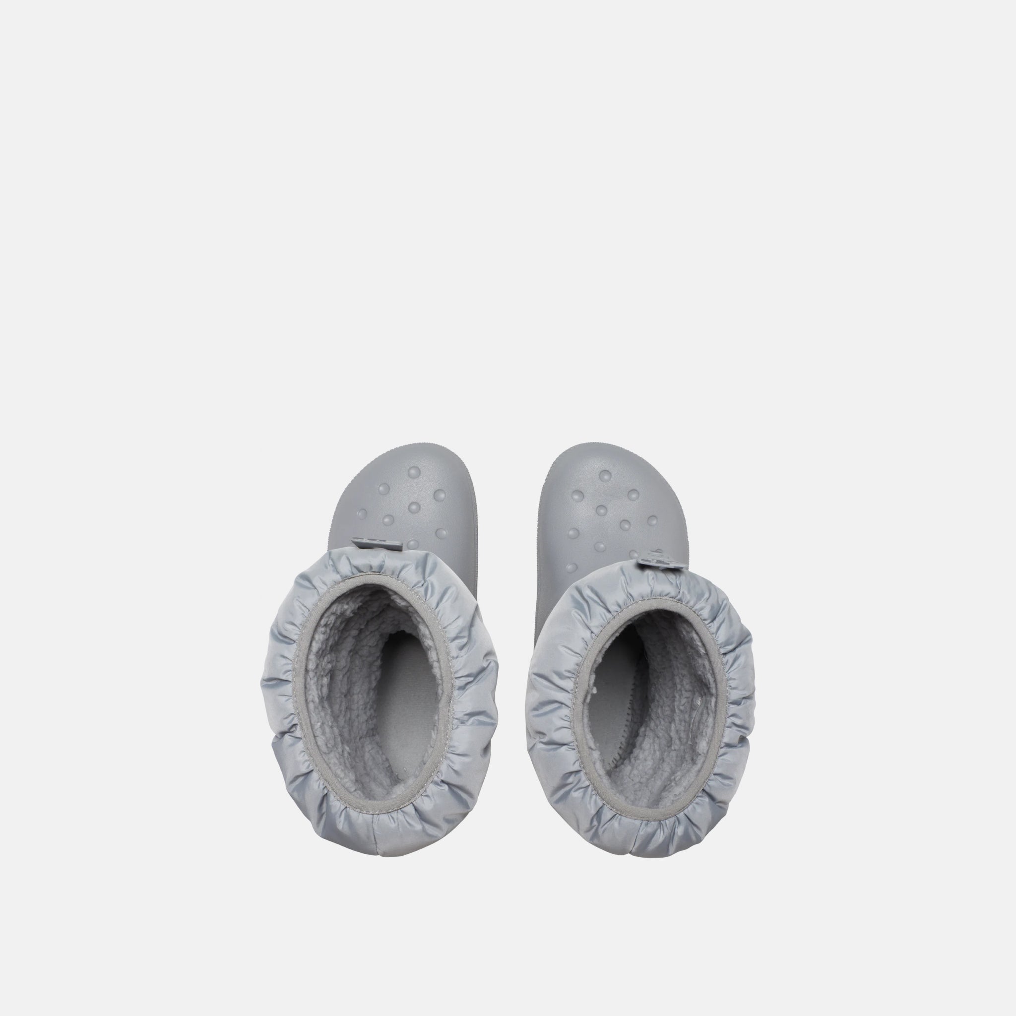 Crocs Kids Classic Neo Puff Boot Light Grey