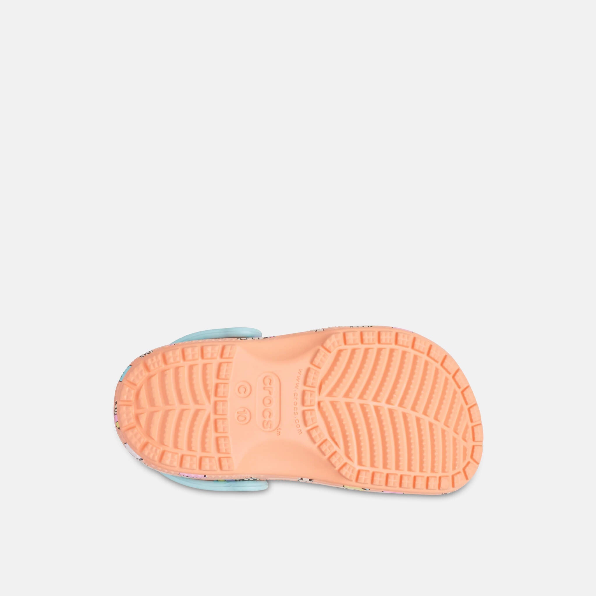 Crocs Kids Classic Pool Party Clog Papaya