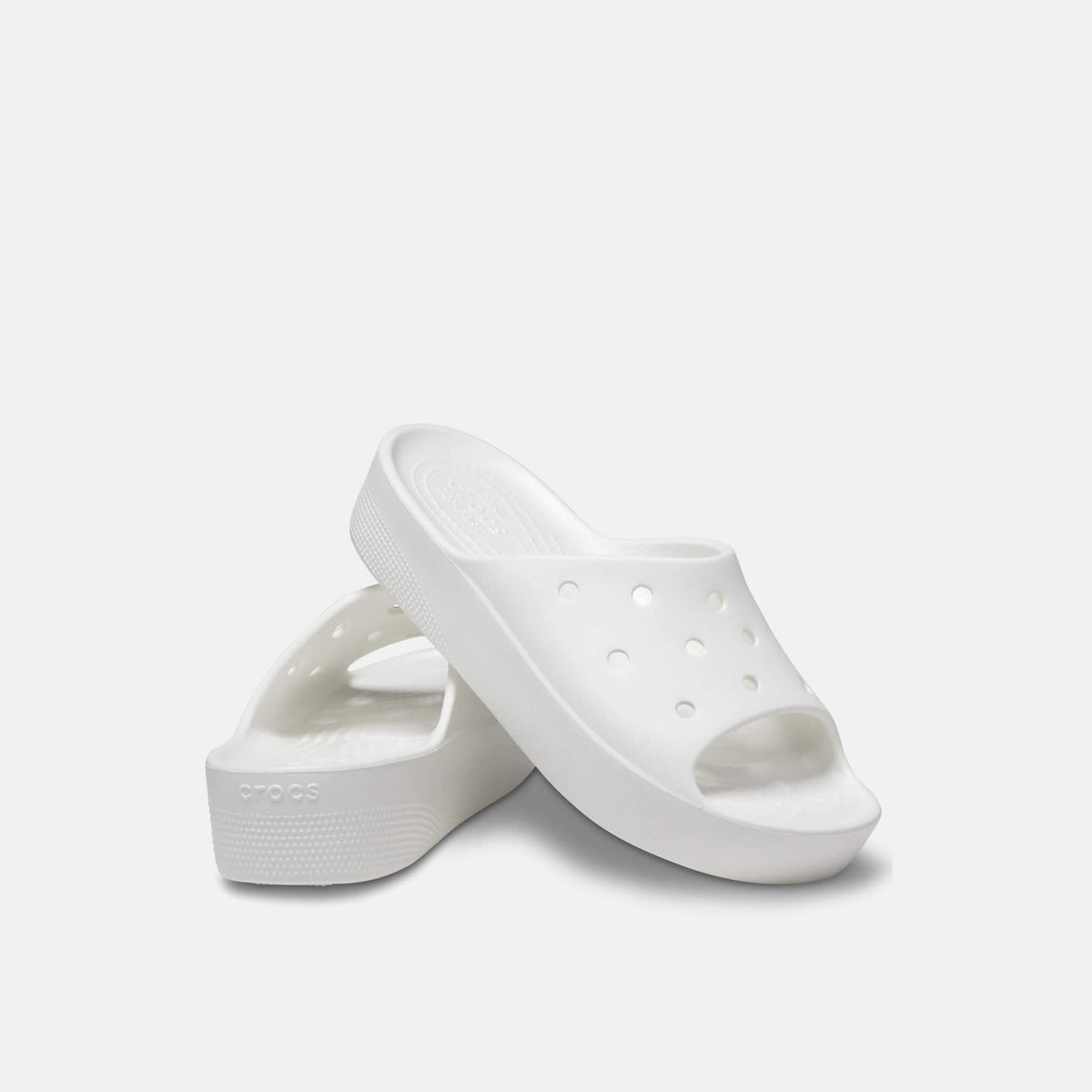 Crocs Classic Platform Slide White