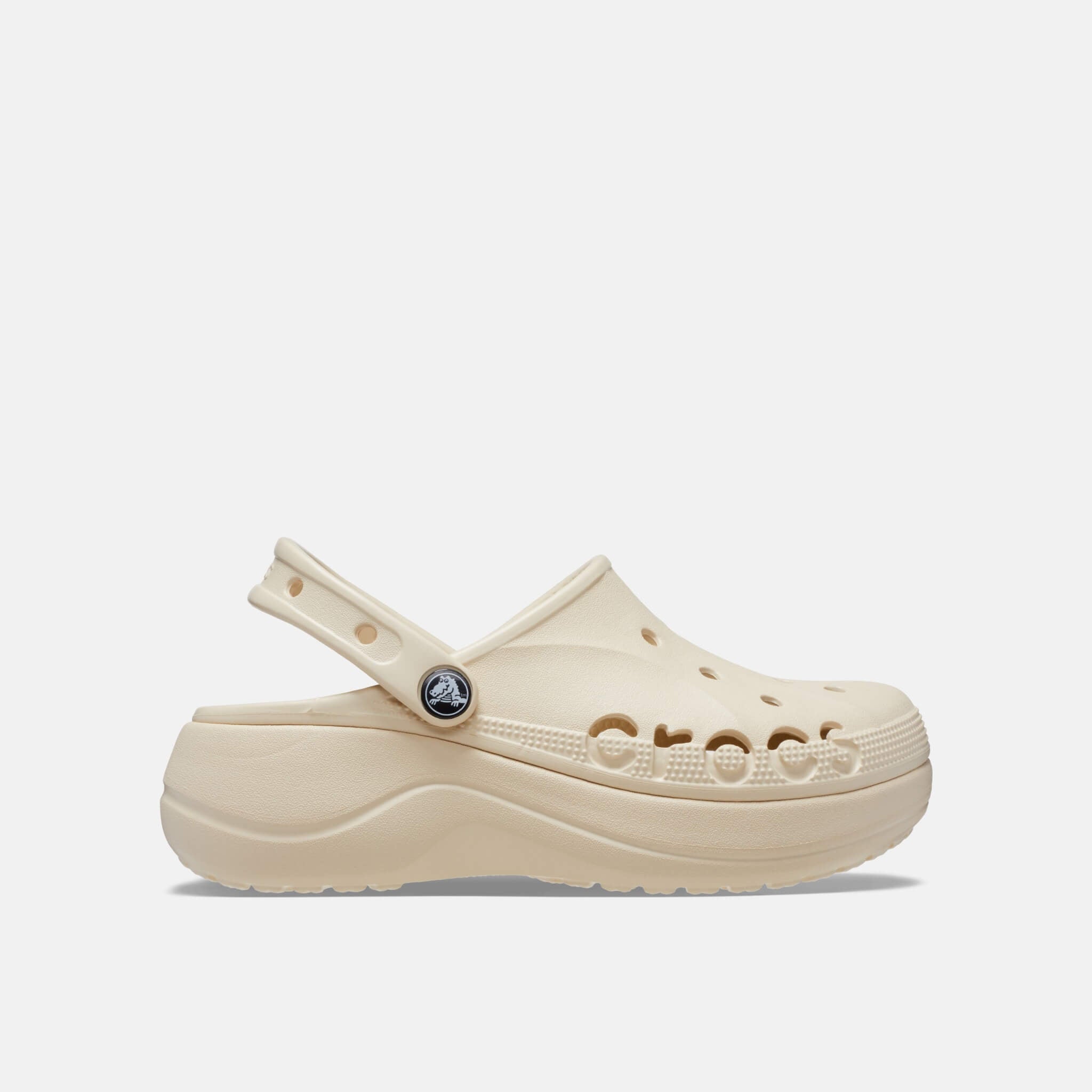 Crocs Baya Platform Clog Winter White